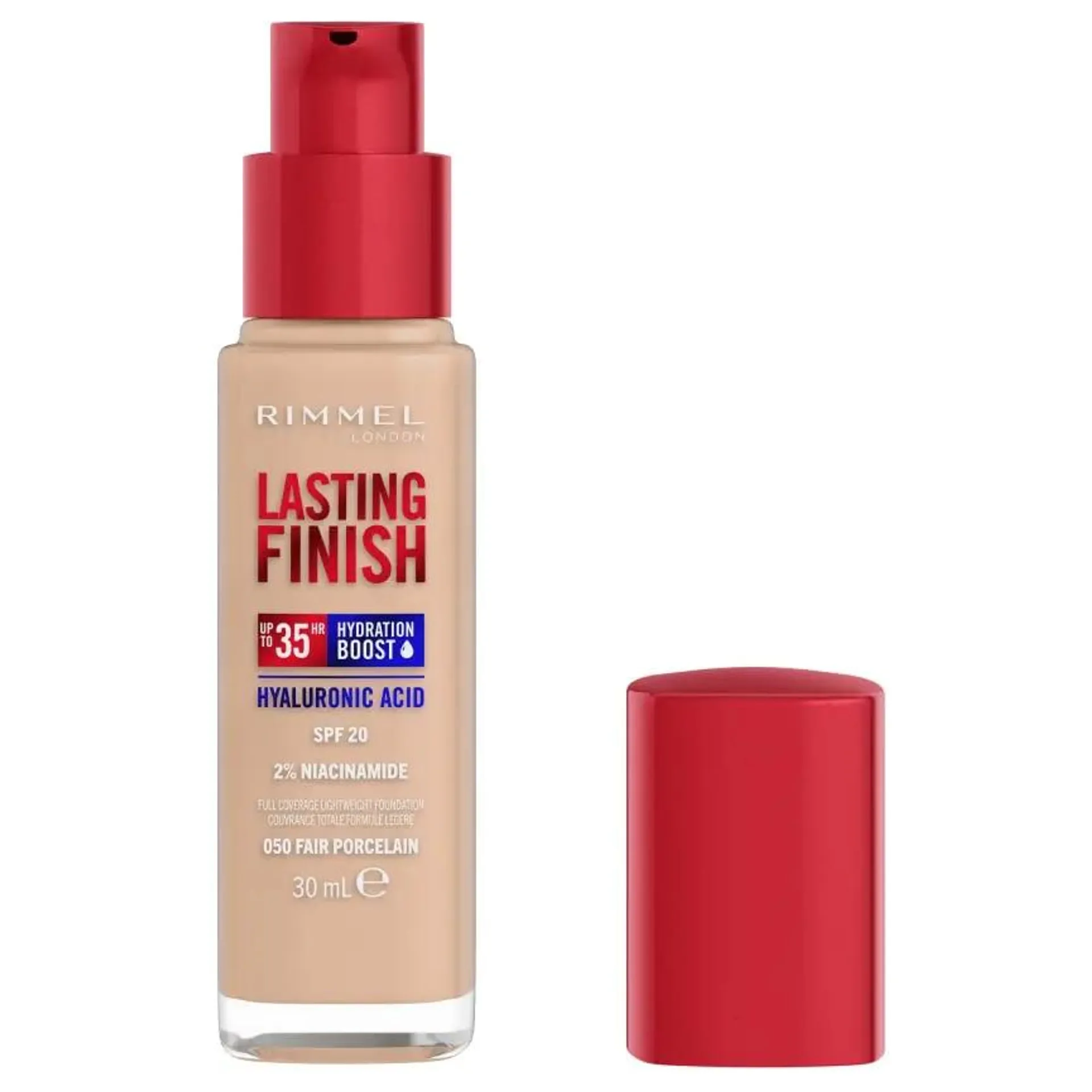 Fond de ten Rimmel Lasting Finish 35H 50 Fair Porcelain, 30 ml