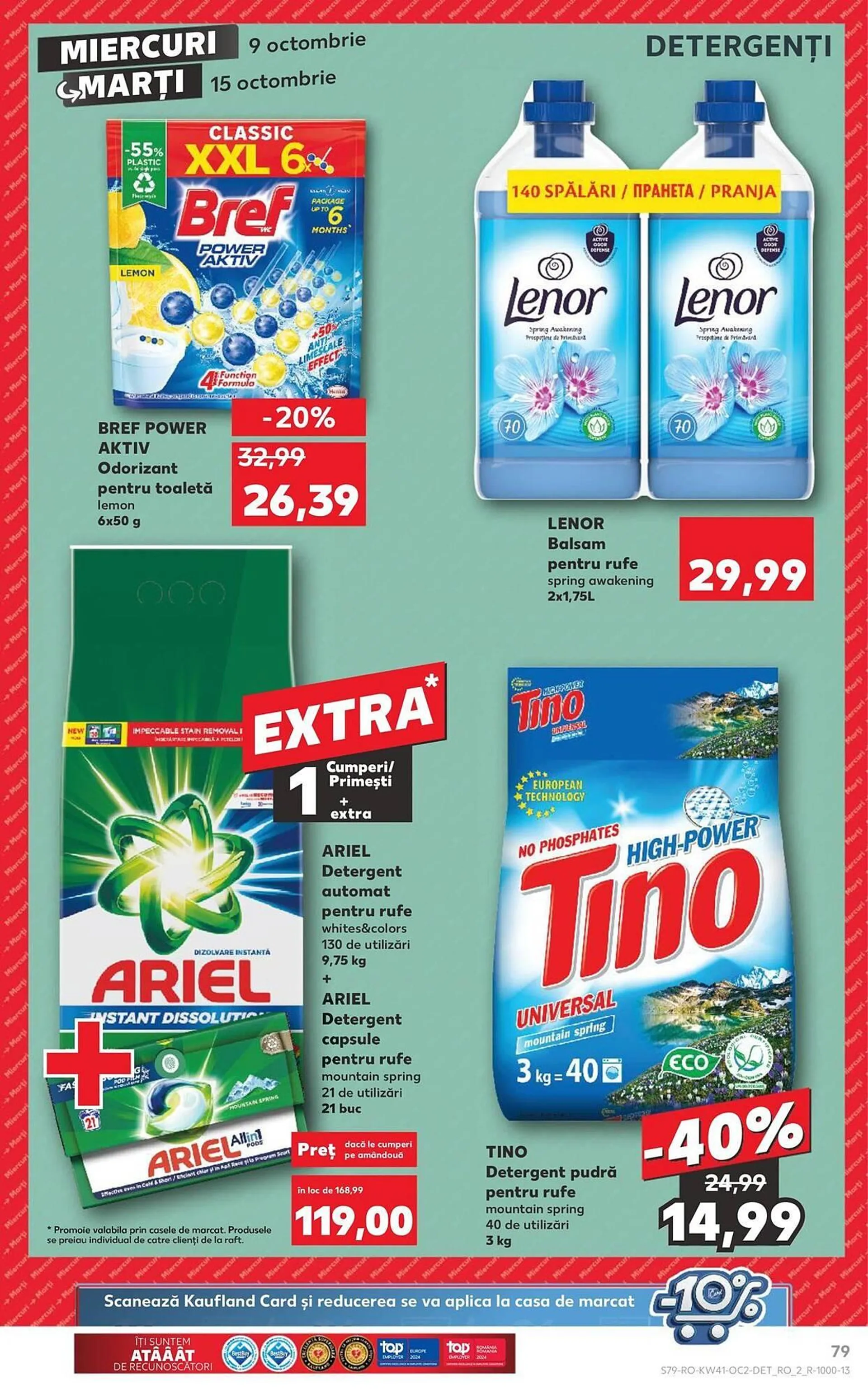 Catalog Catalog Kaufland de la 9 octombrie până la 15 octombrie 2024 - Revista Pagina 79