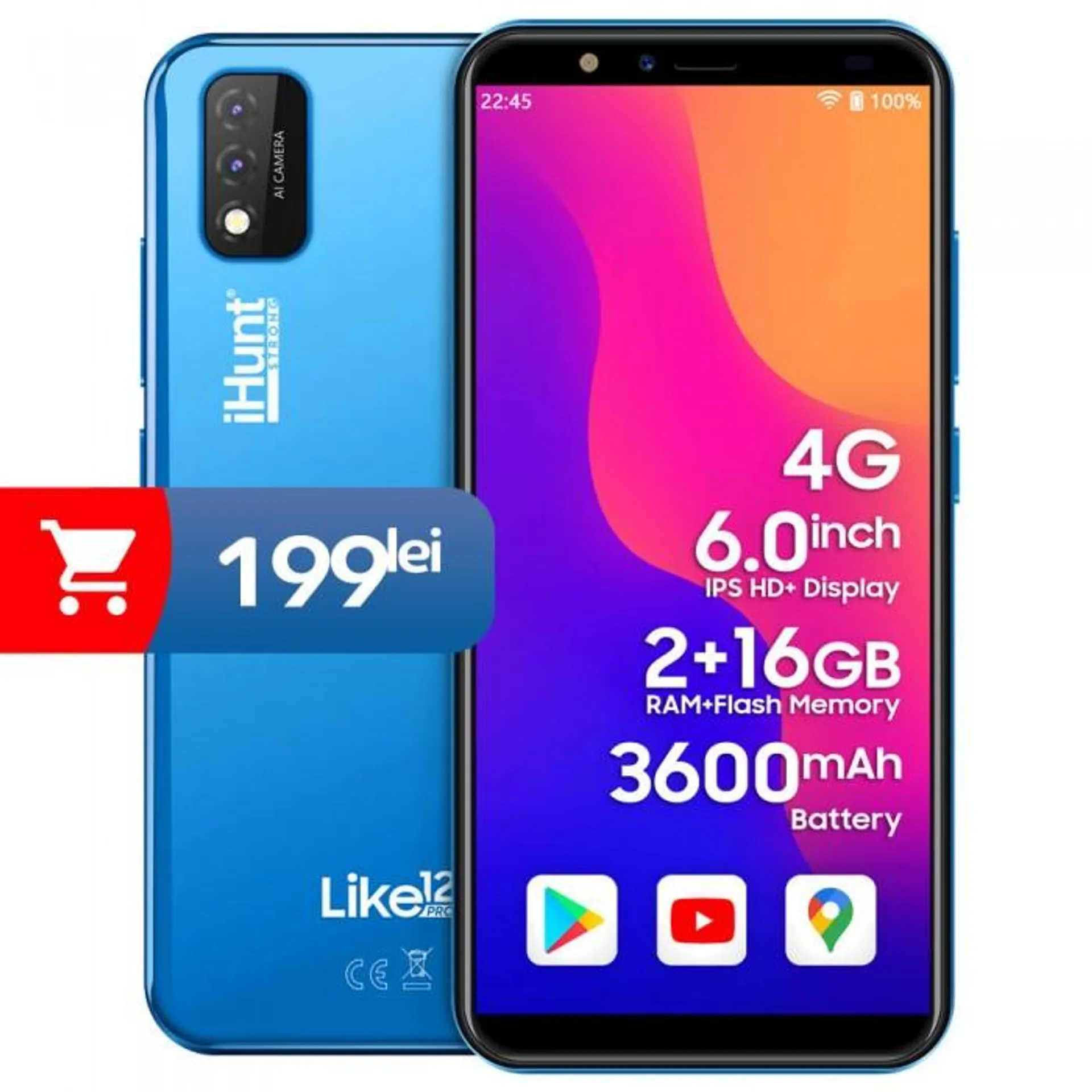 iHunt Like 12 PRO 4G Blue