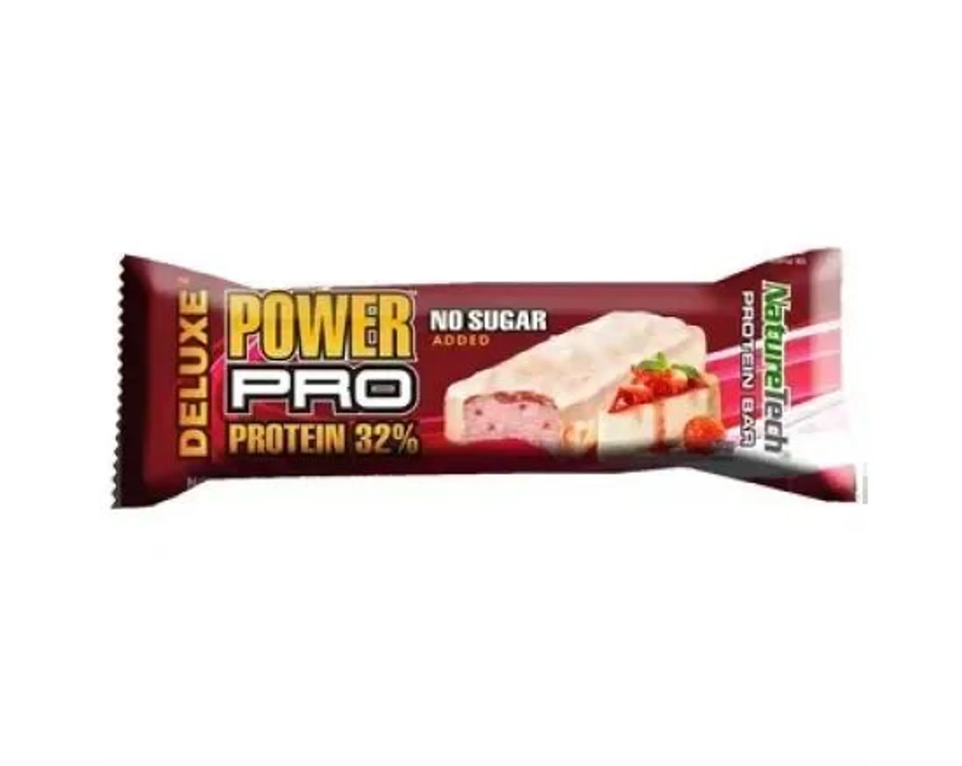 Naturetech baton power pro deluxe 32% strawberry cheesecake, 80g