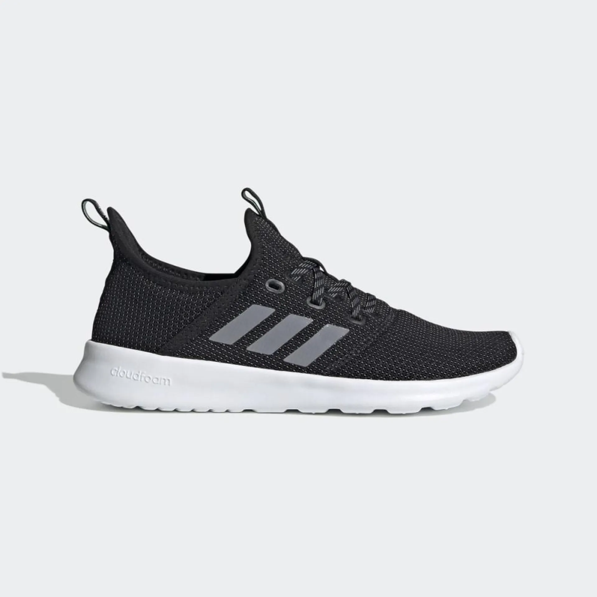 Adidasi Alergare Dama Adidas Cloudfoam Pure Negrii/Gri/Gri