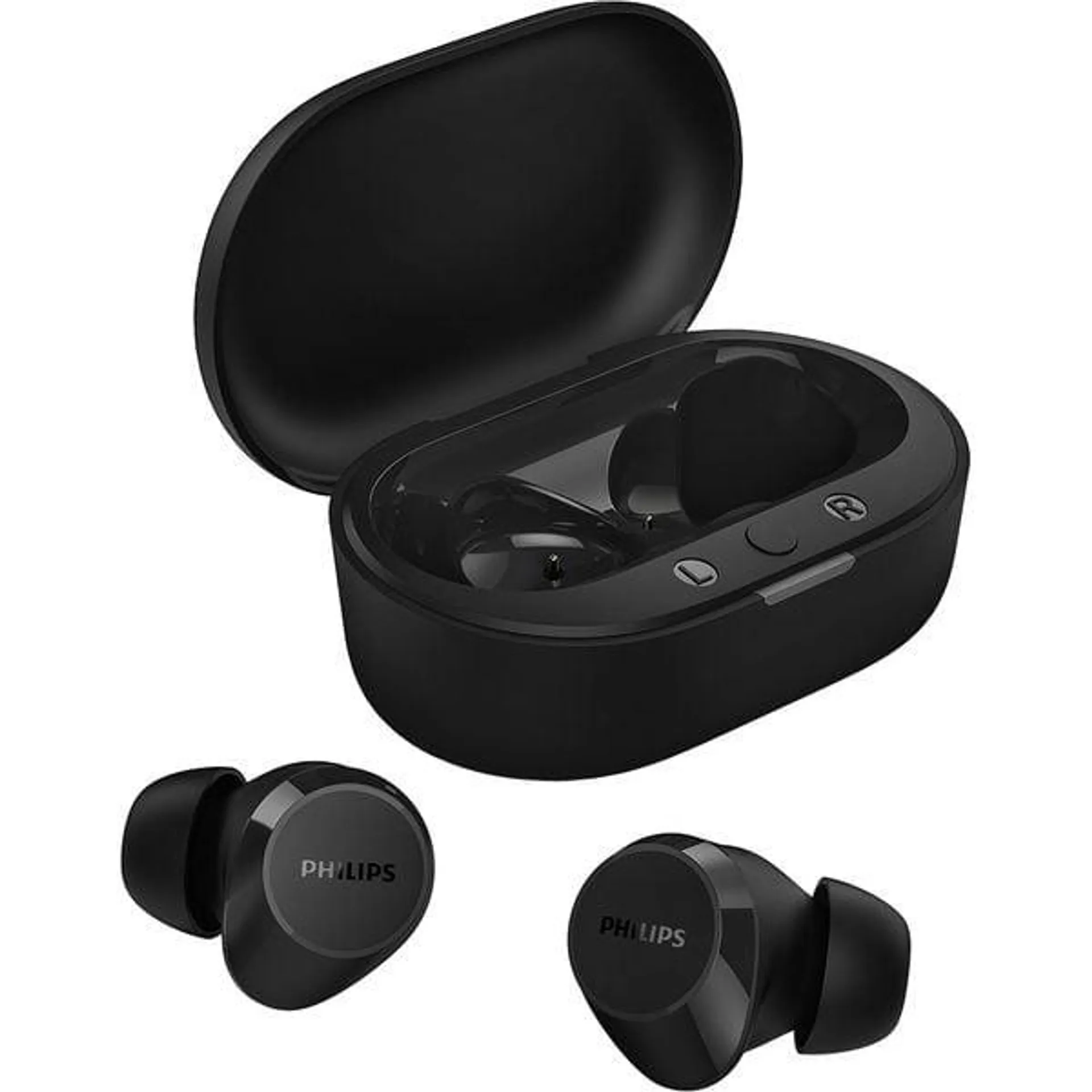 Casti PHILIPS TAT1209BK/00, True wireless, Bluetooth, In-ear, Microfon, Black