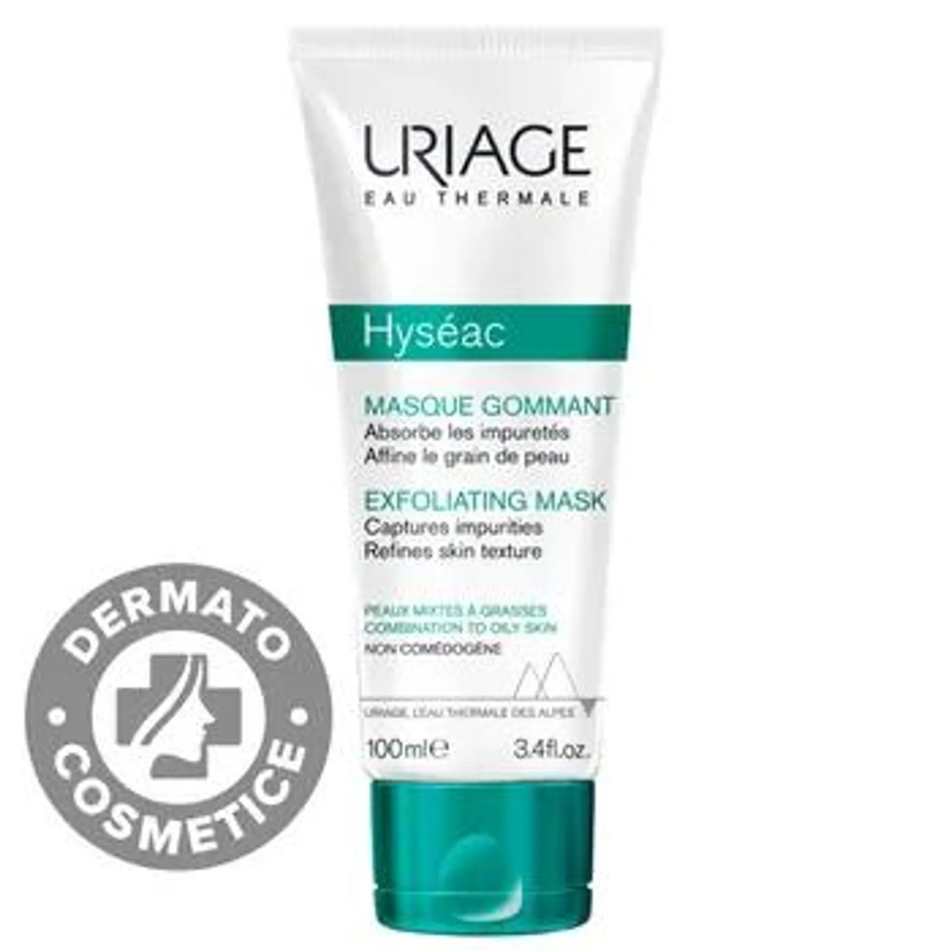 Masca gomanta Hyseac, 100ml, Uriage