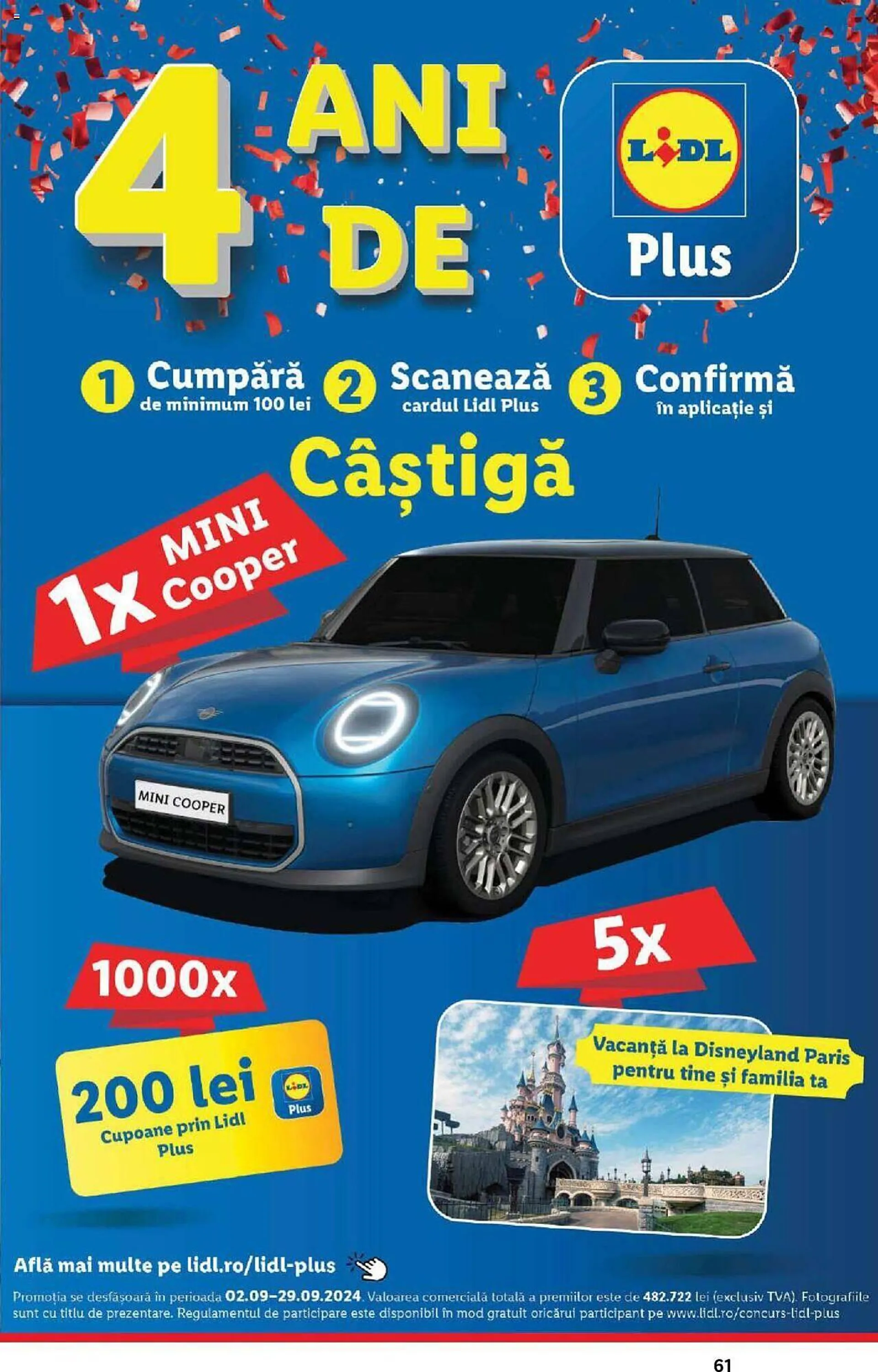 Catalog Catalog Lidl de la 2 septembrie până la 8 septembrie 2024 - Revista Pagina 61