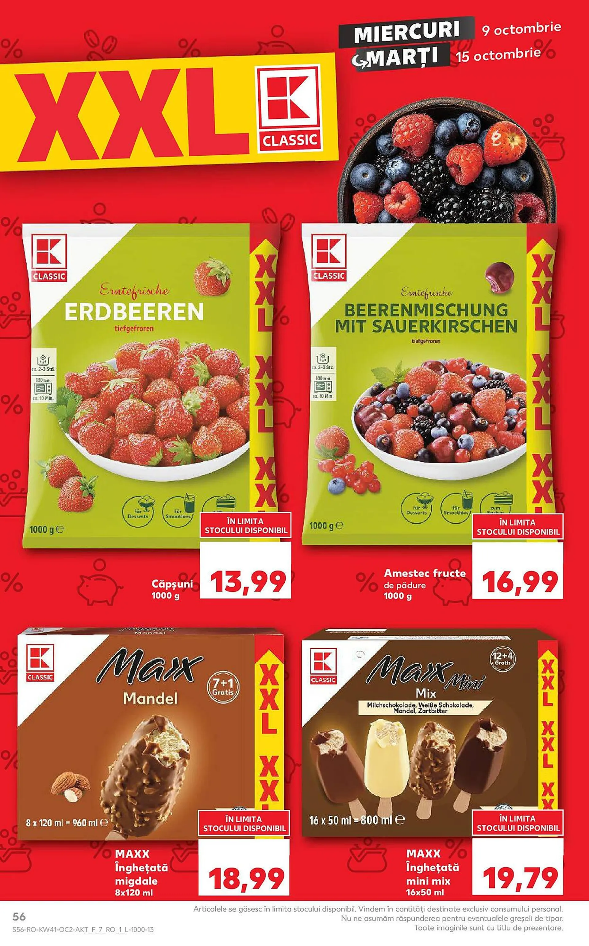 Catalog Catalog Kaufland de la 8 octombrie până la 13 octombrie 2024 - Revista Pagina 56