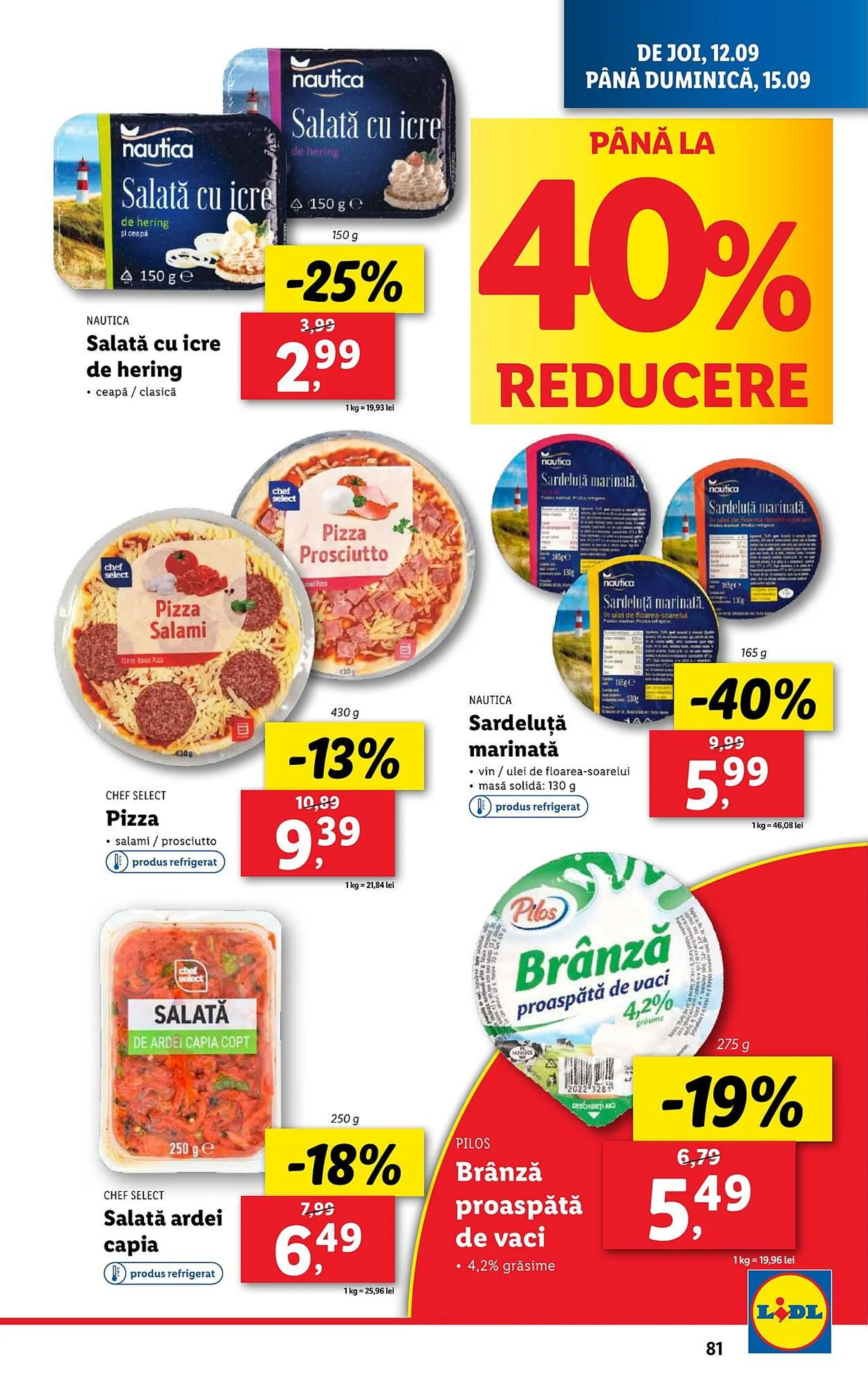 Catalog Catalog Lidl de la 9 septembrie până la 15 septembrie 2024 - Revista Pagina 81