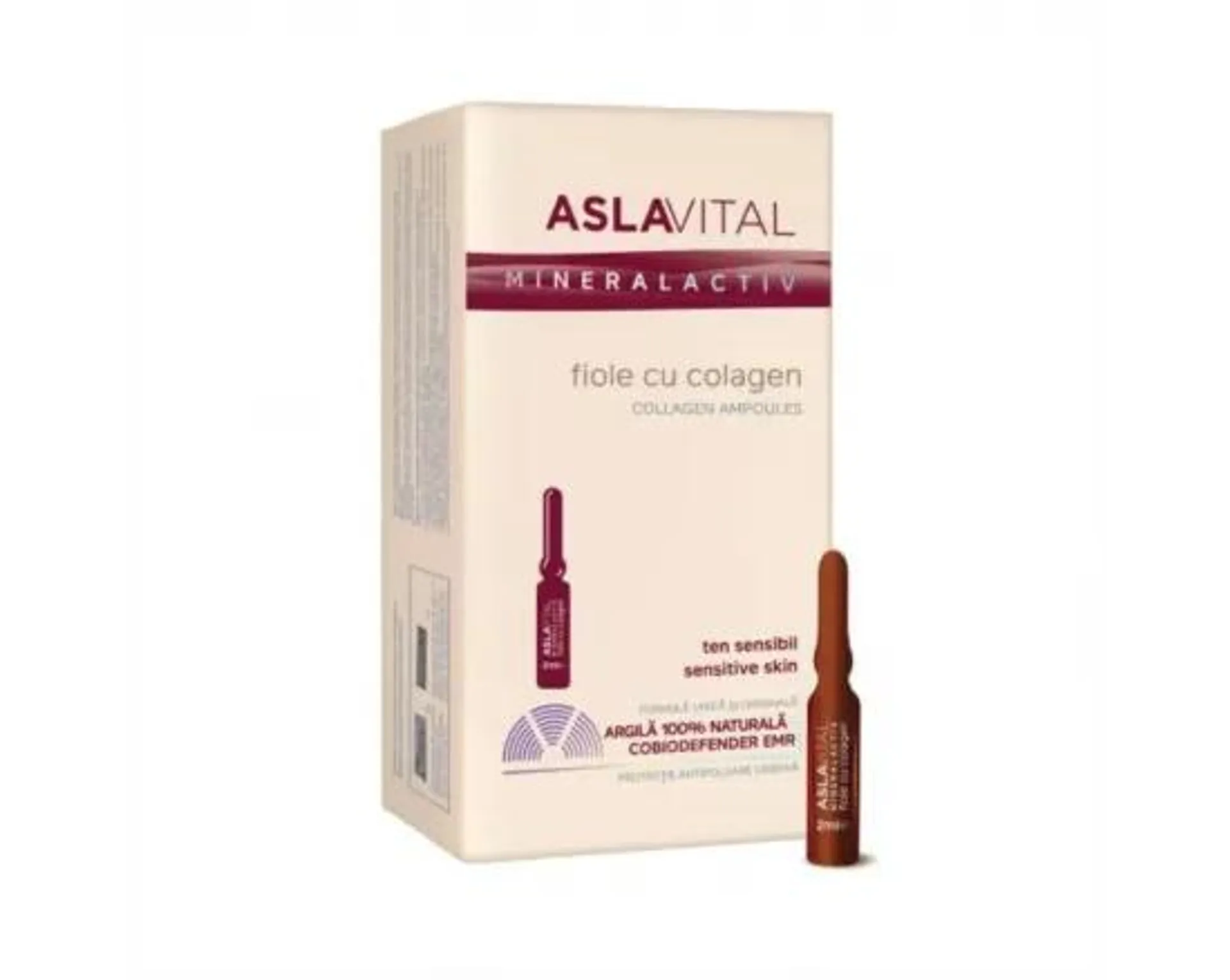 Aslavital Mineralactiv fiole cu colagen 10x2ml