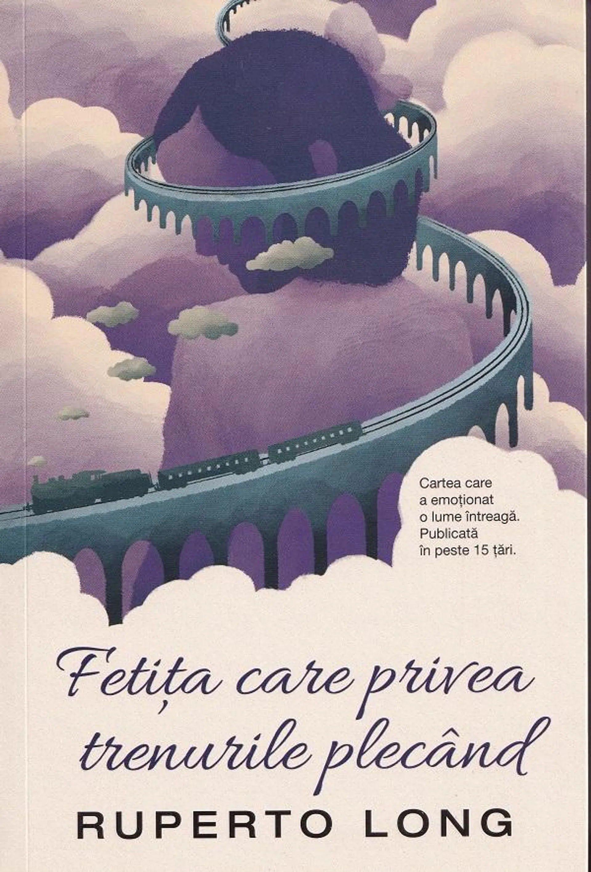 Fetita care privea trenurile plecand