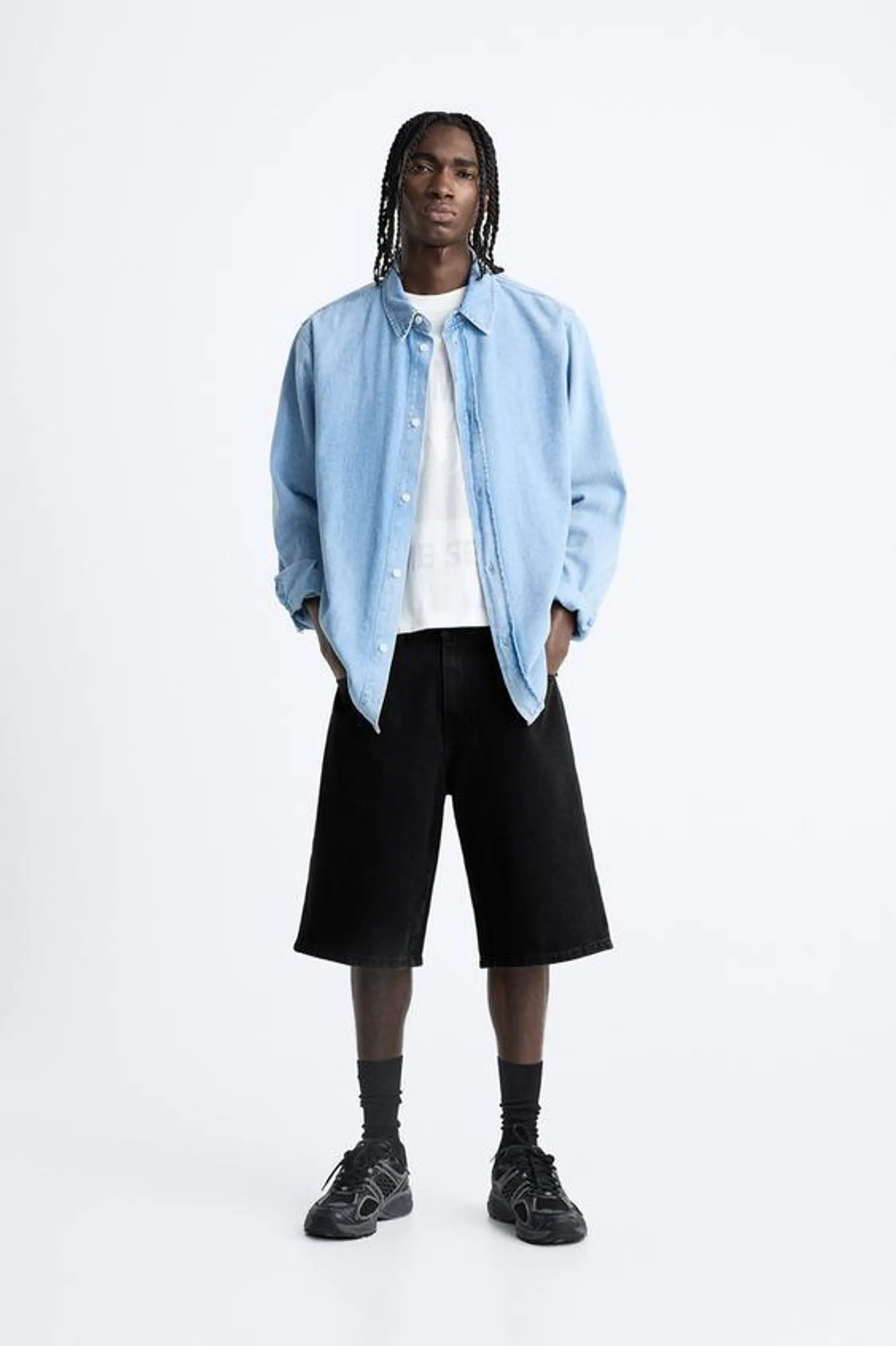 BERMUDE DENIM BAGGY FIT