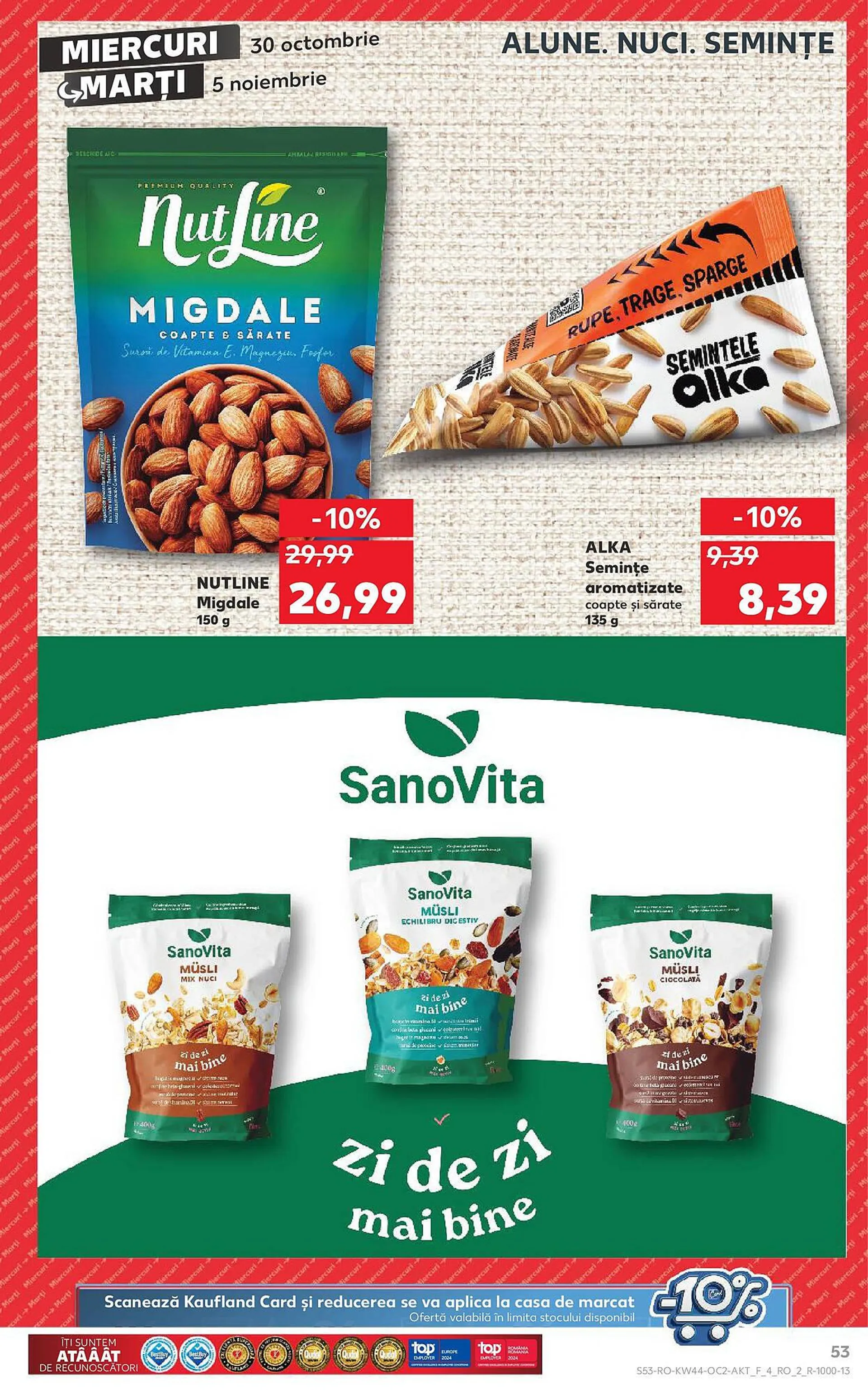 Catalog Catalog Kaufland de la 29 octombrie până la 3 noiembrie 2024 - Revista Pagina 53