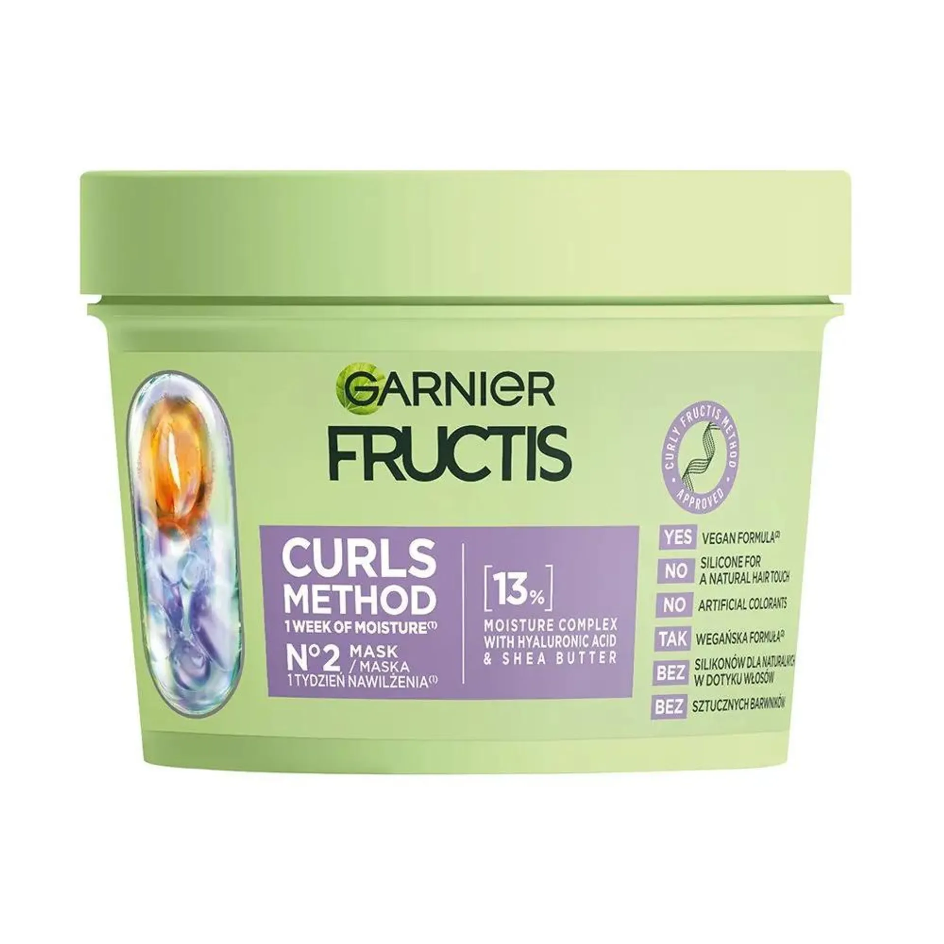 Masca Garnier Fructis Curl Method pentru parul ondulat 370ml