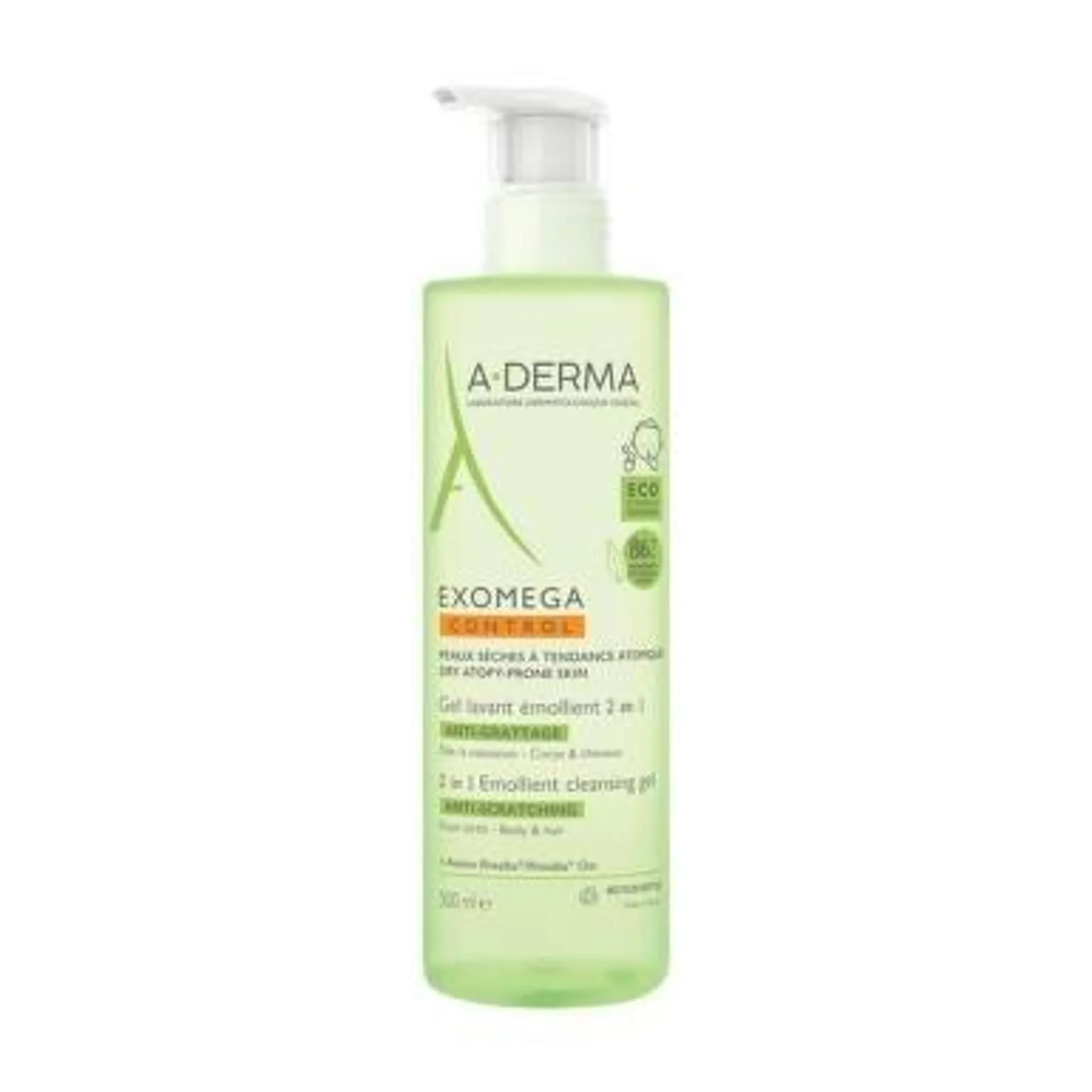 A-DERMA EXOMEGA CONTROL GEL 2IN1 500ML