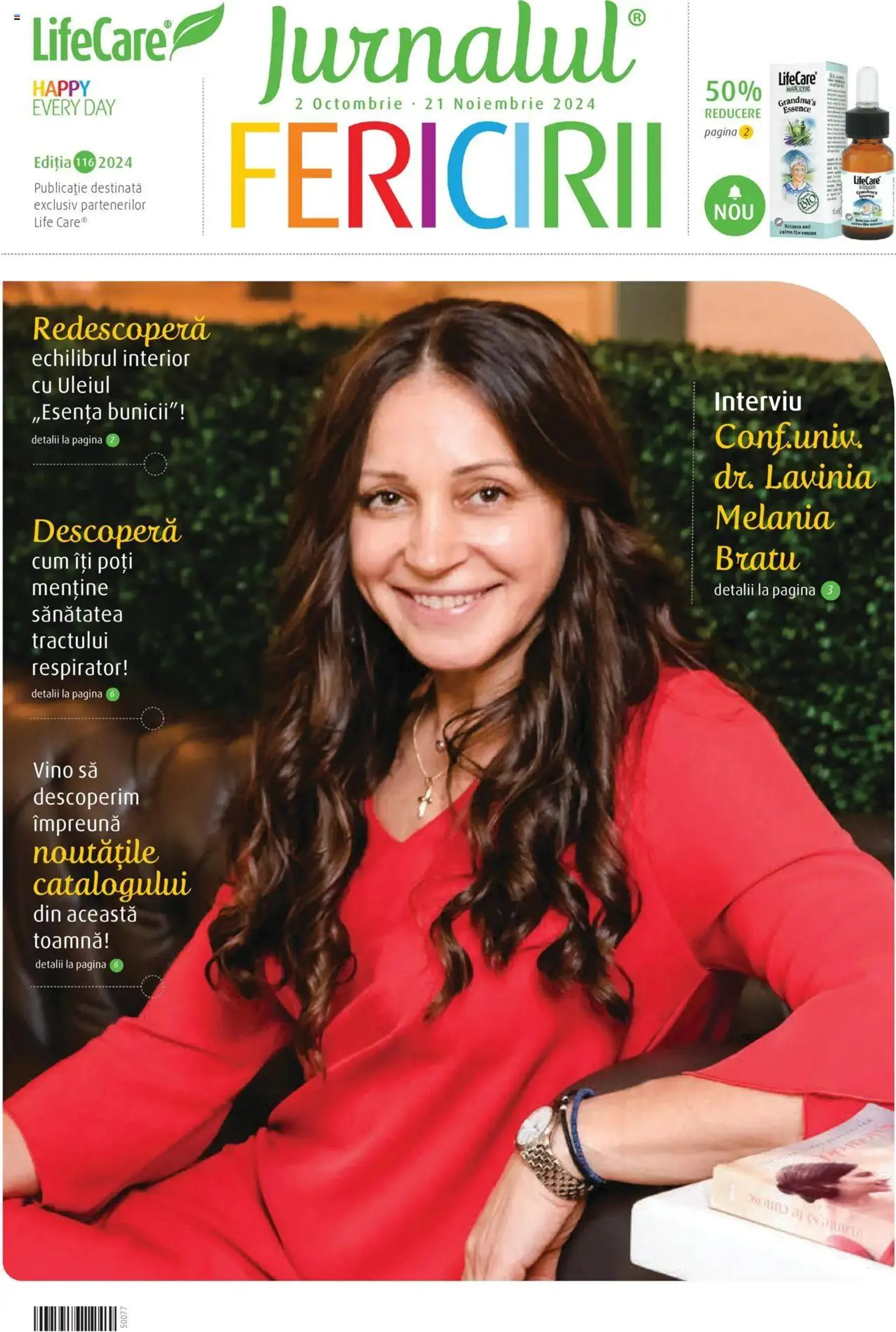 Catalog Life Care catalog - Jurnalul Fericirii Octombrie/Noiembrie de la 2 octombrie până la 21 noiembrie 2024 - Revista Pagina 1