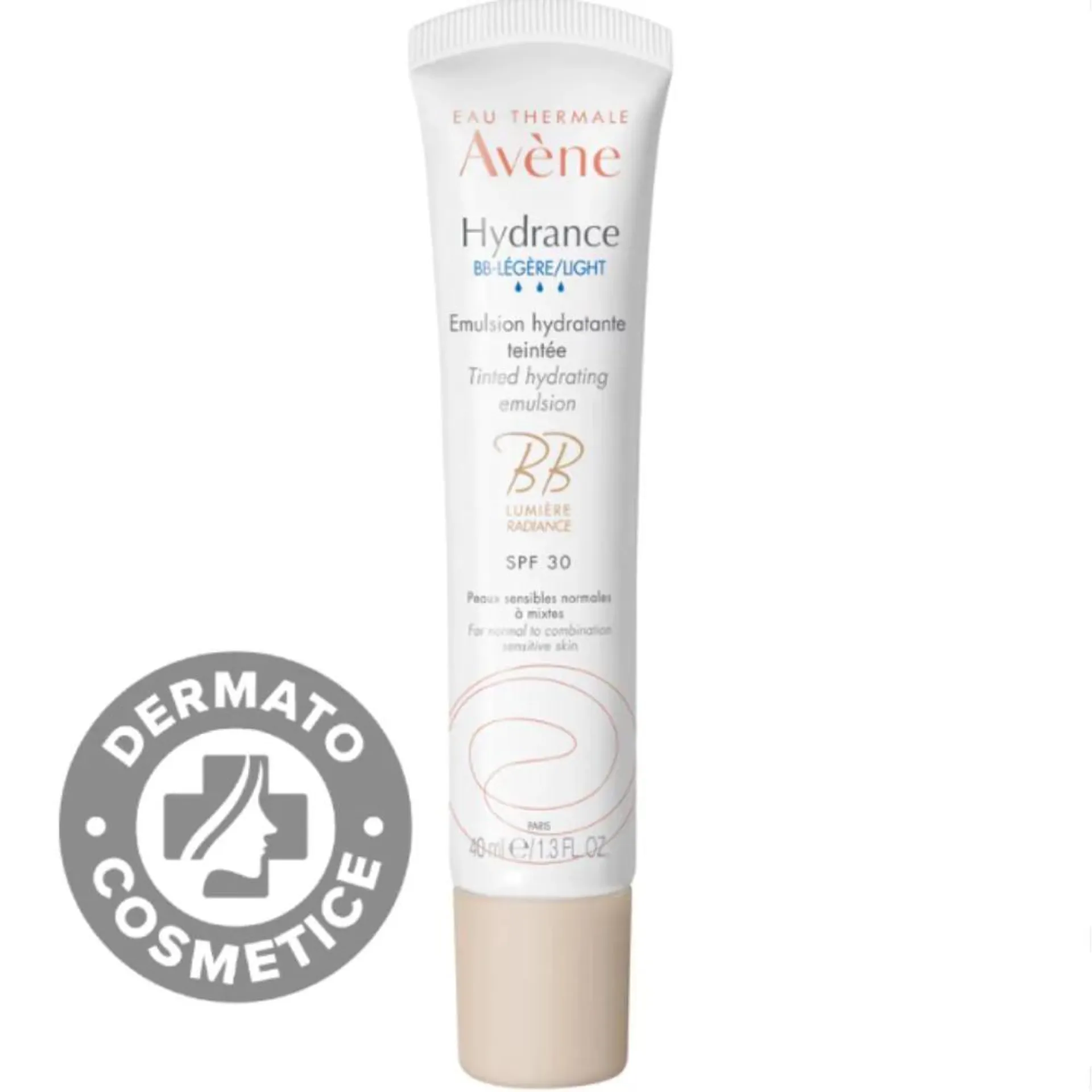 Crema pentru ten normal BB SPF30 Hydrance Legere, 40ml, Avene