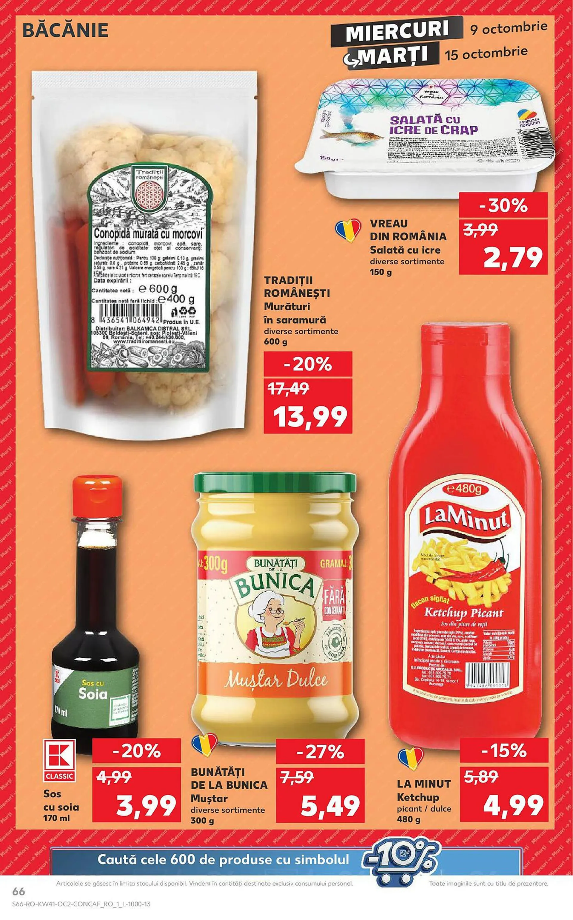 Catalog Catalog Kaufland de la 8 octombrie până la 13 octombrie 2024 - Revista Pagina 66