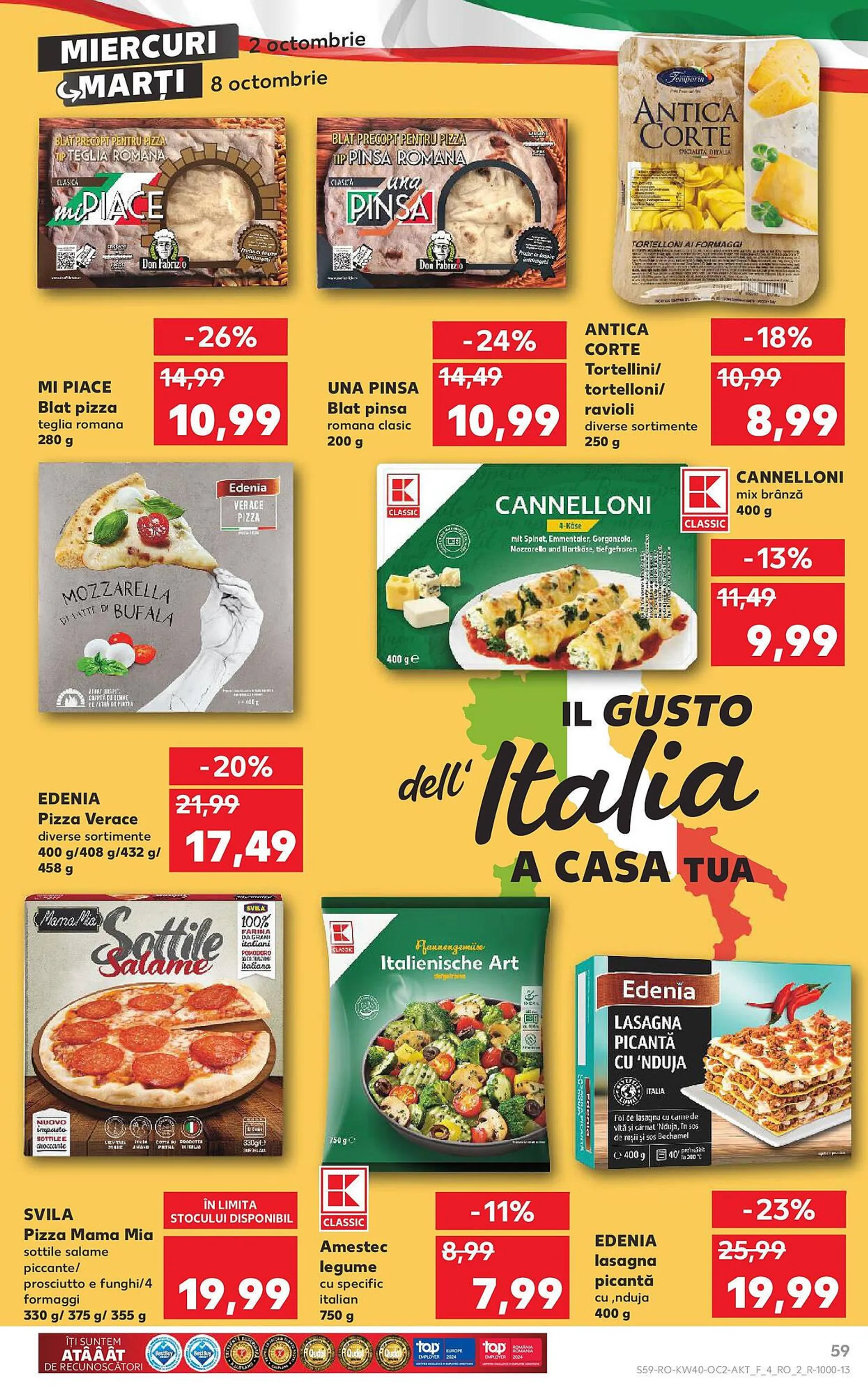 Catalog Catalog Kaufland de la 2 octombrie până la 8 octombrie 2024 - Revista Pagina 59