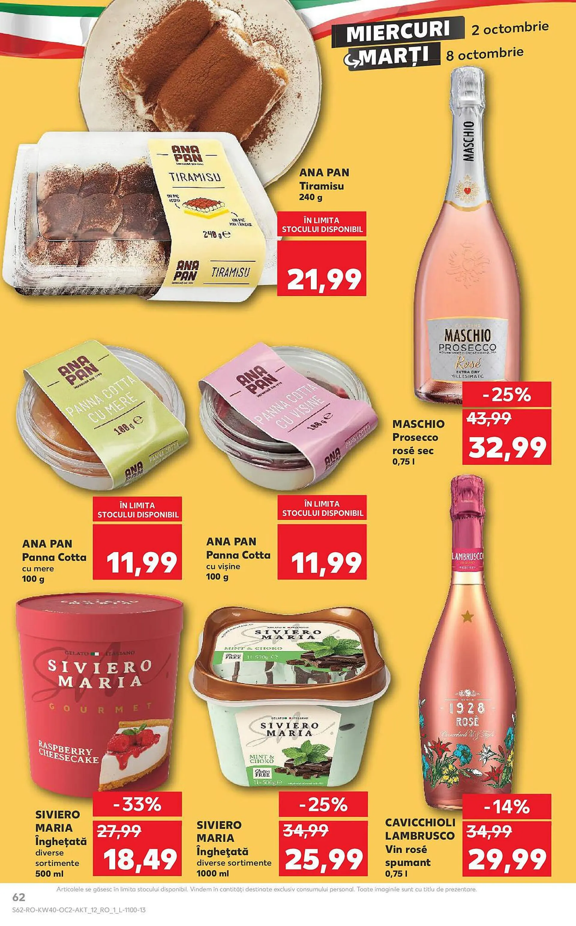 Catalog Catalog Kaufland de la 2 octombrie până la 8 octombrie 2024 - Revista Pagina 62