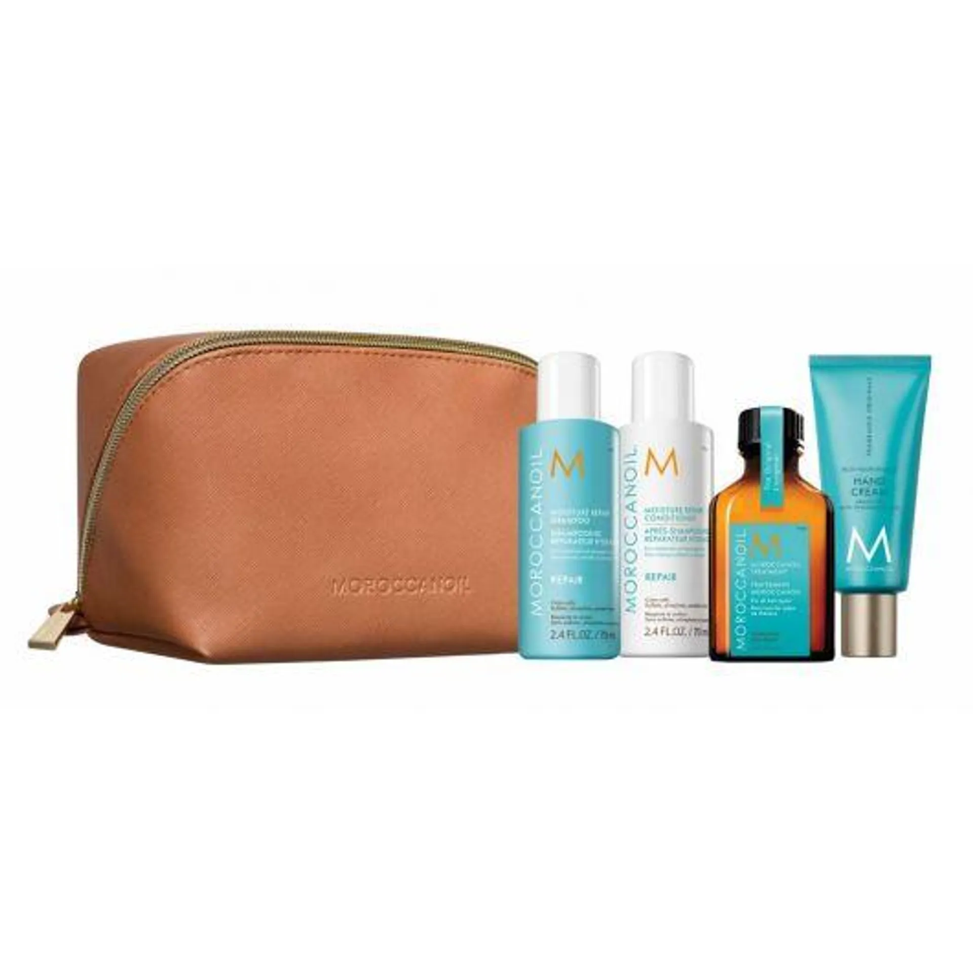 Set Moroccanoil Travel, pentru reparare, 2x70ml+40ml+25ml