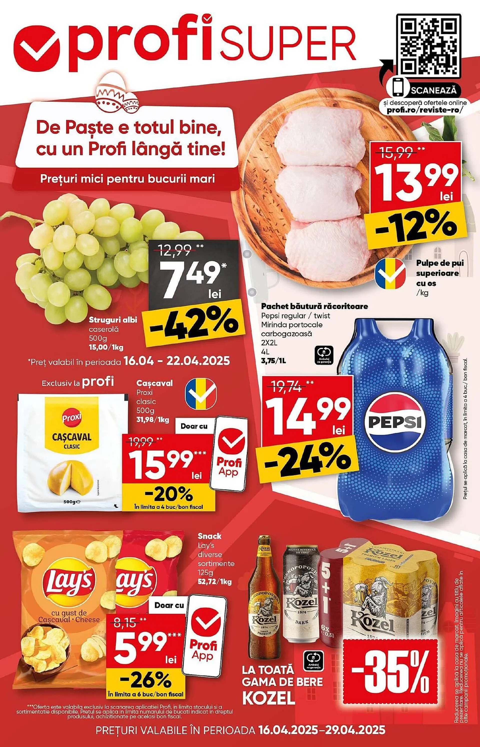 Catalog Catalog PROFI de la 16 aprilie până la 29 aprilie 2025 - Revista Pagina 1