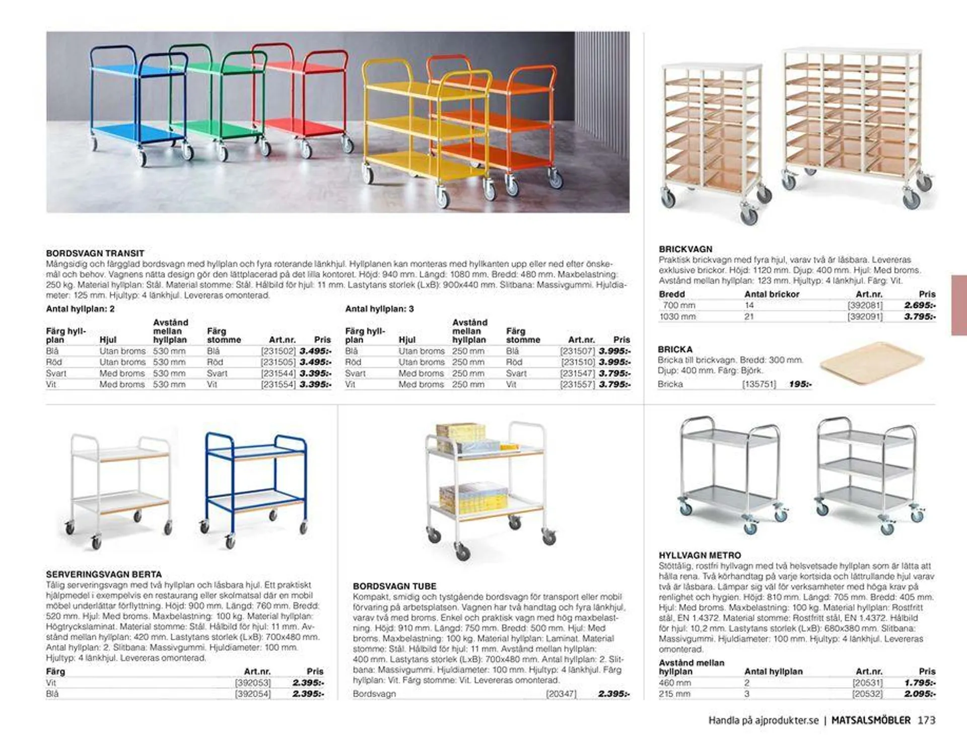 AJ Produkter! från 28 maj till 31 december 2024 - Reklamblad sidor 173