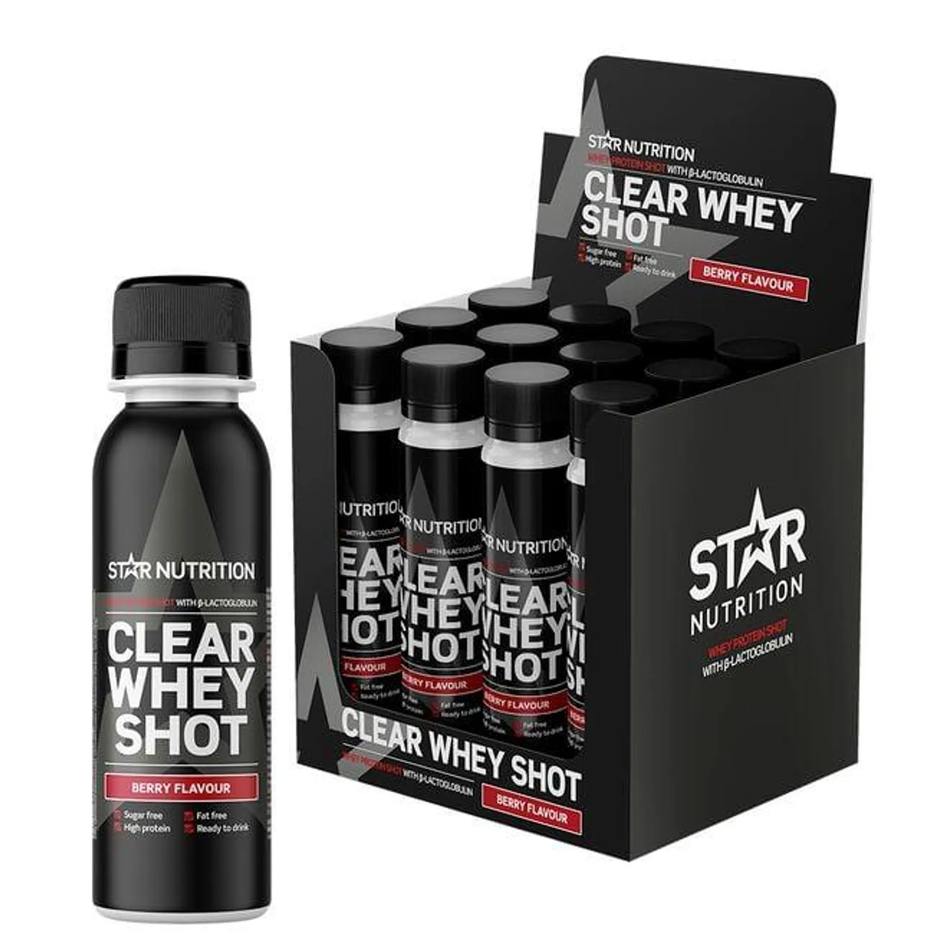 12 x Clear Whey Protein Shot, 100 ml