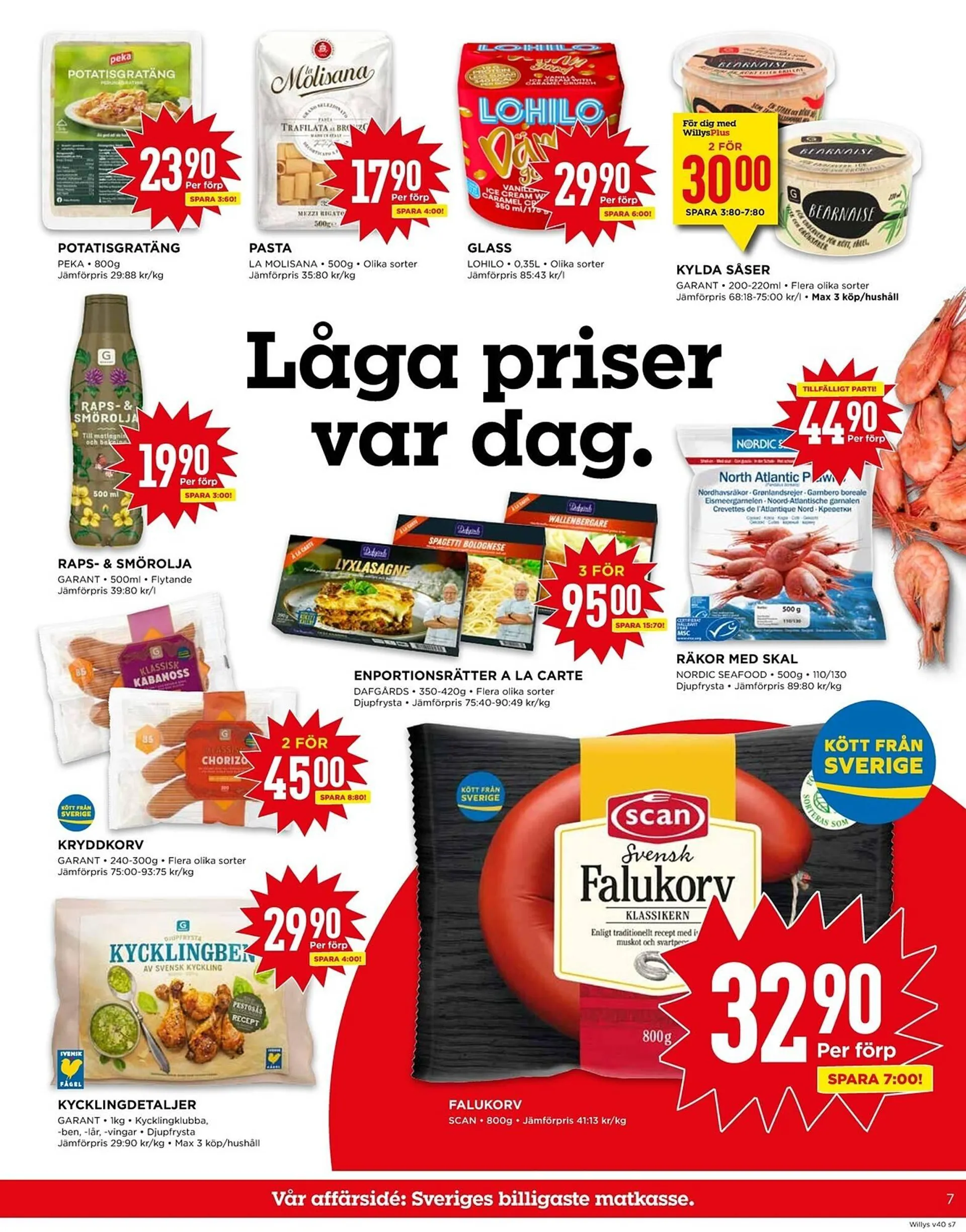 Willys reklamblad från 30 september till 6 oktober 2024 - Reklamblad sidor 7