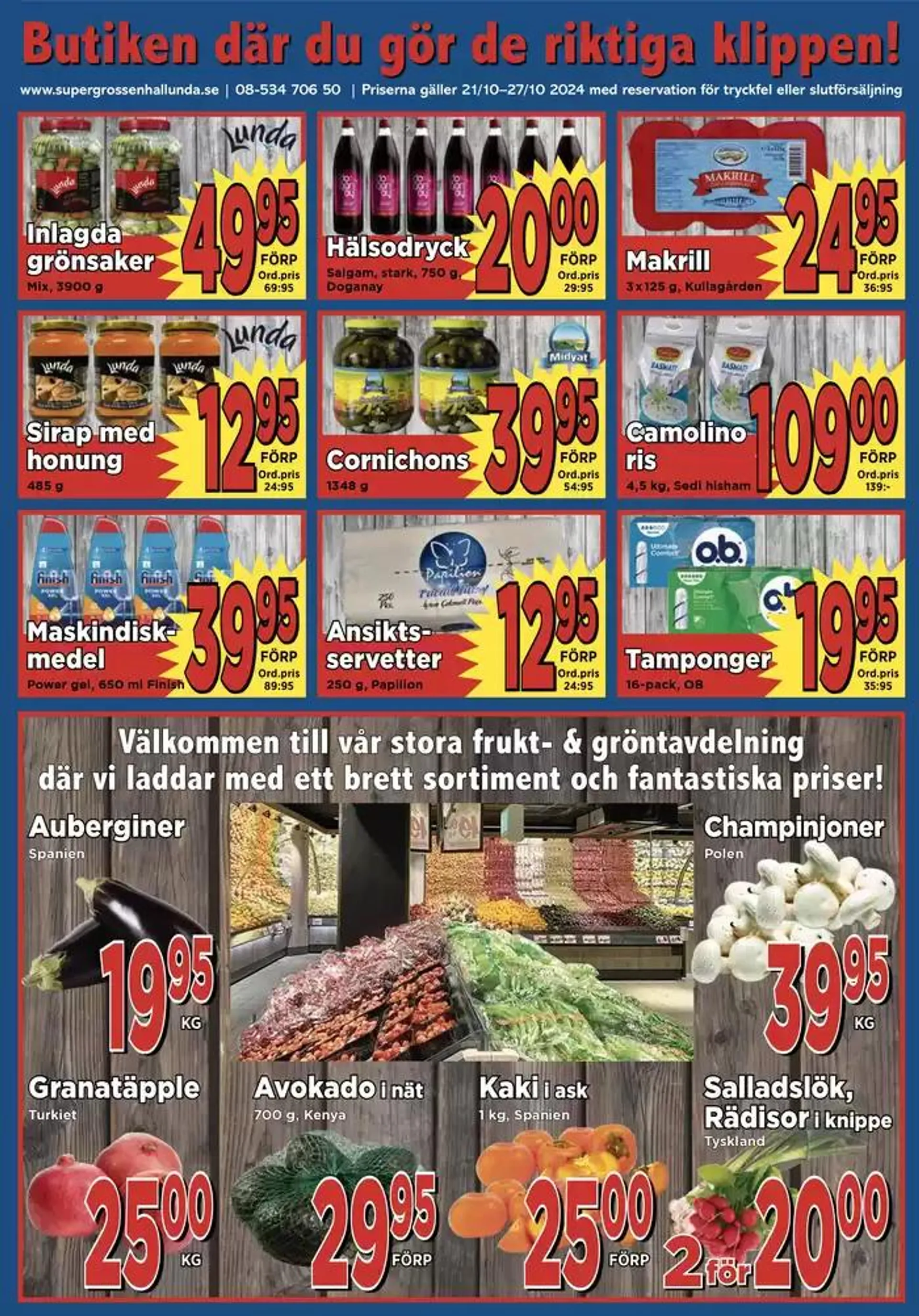 Veckans erbjudande! från 21 oktober till 4 november 2024 - Reklamblad sidor 4