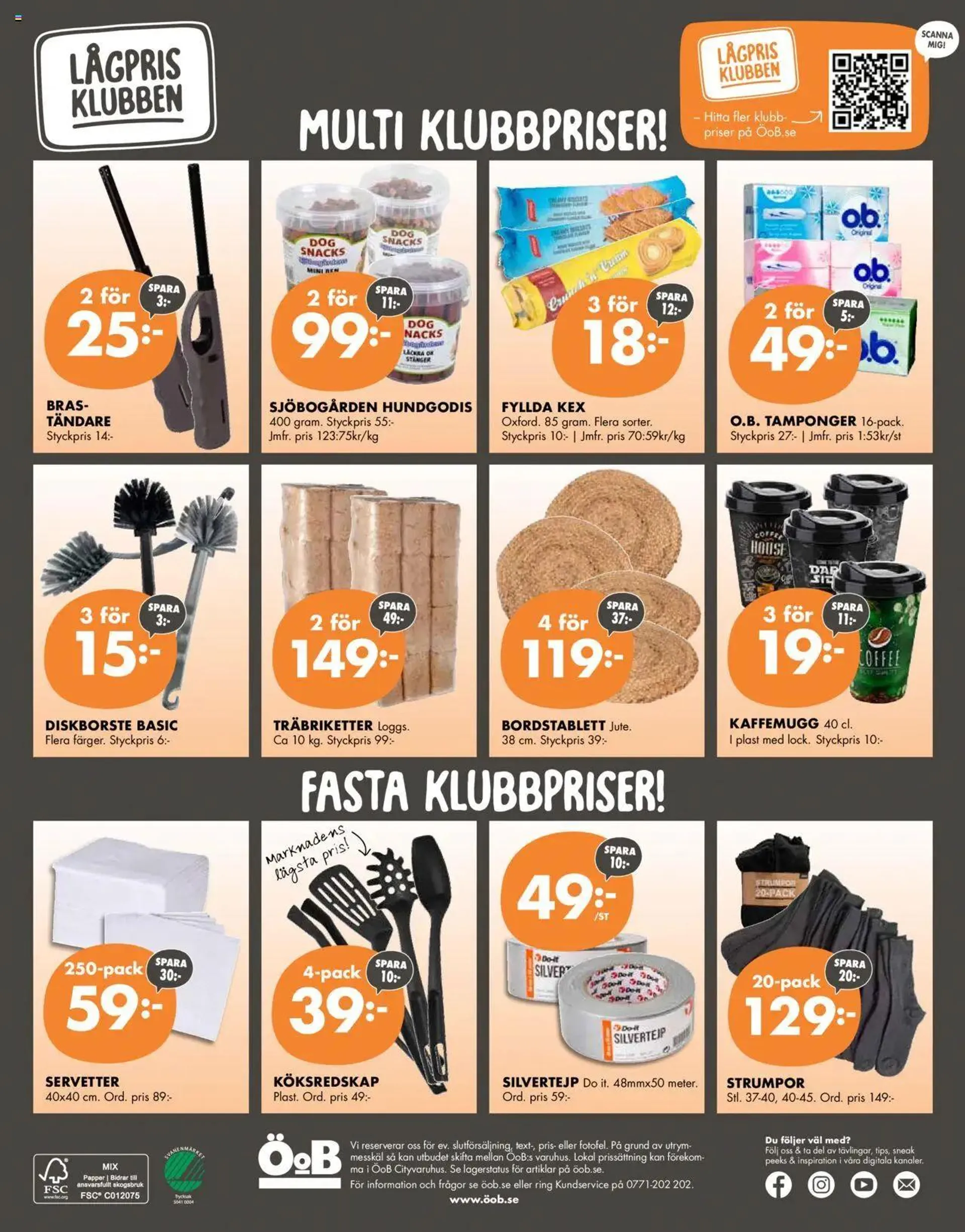 ÖoB - erbjudanden från 7 oktober till 13 oktober 2024 - Reklamblad sidor 12