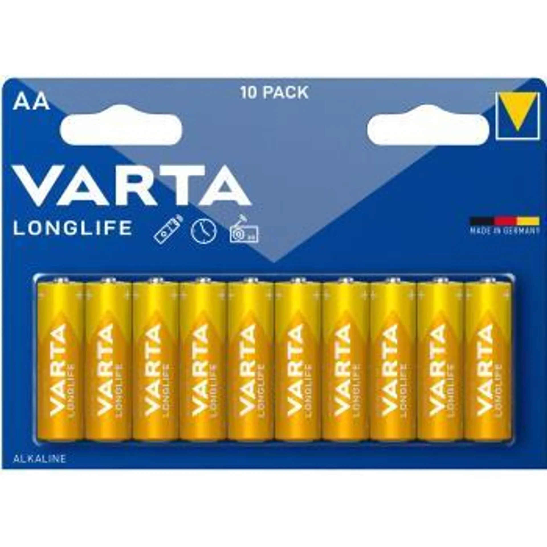 Varta: Longlife AA / LR6 Batteri 10-pack