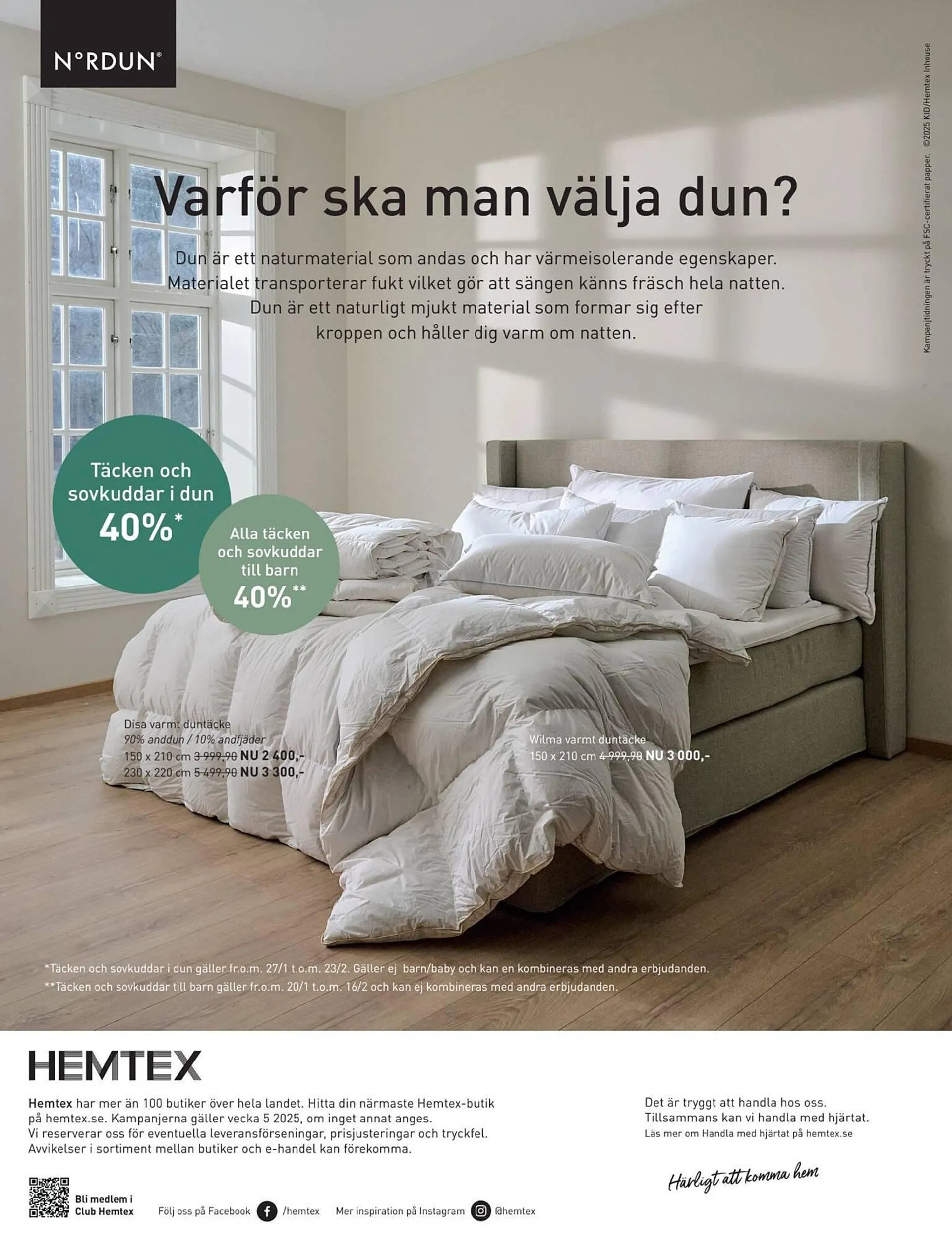 Hemtex reklamblad från 25 januari till 9 februari 2025 - Reklamblad sidor 12