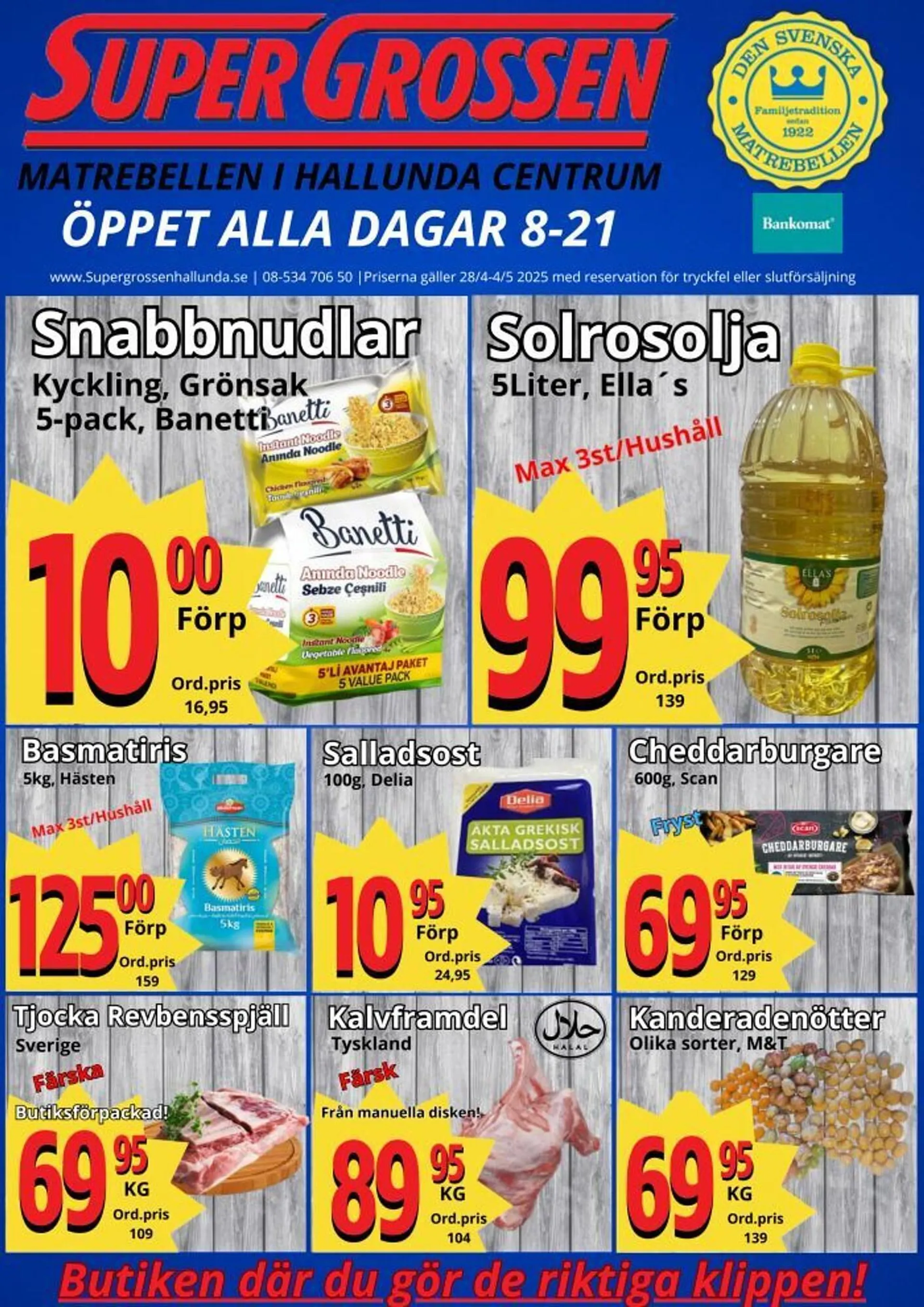 Supergrossen reklamblad - 1