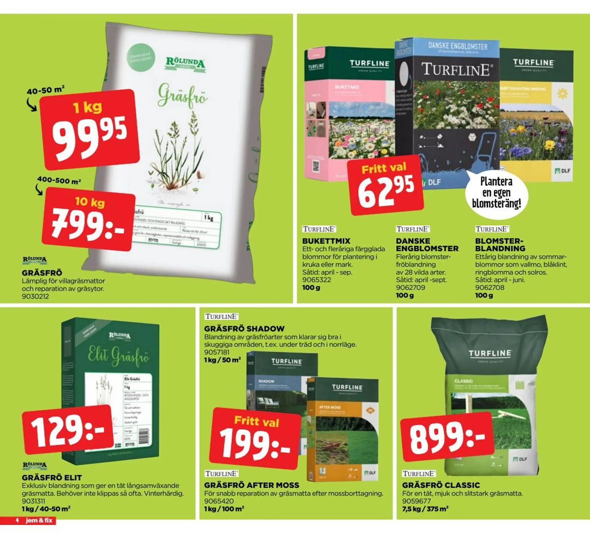Jem&Fix reklamblad från 24 mars till 6 april 2025 - Reklamblad sidor 4