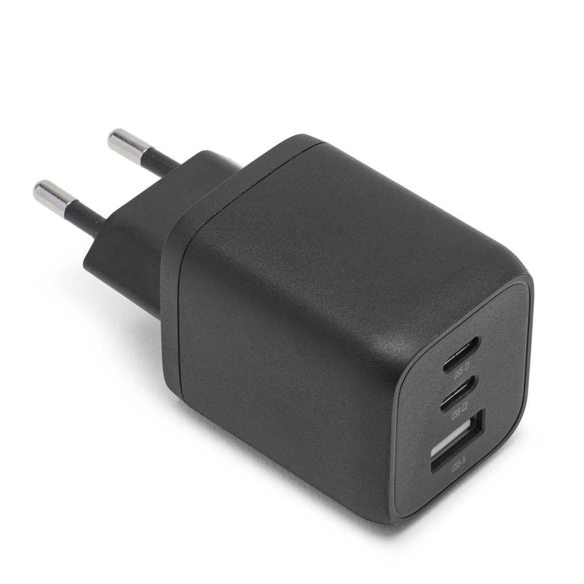 Linocell Premium GaN USB-C laddare med PD 65 W Svart