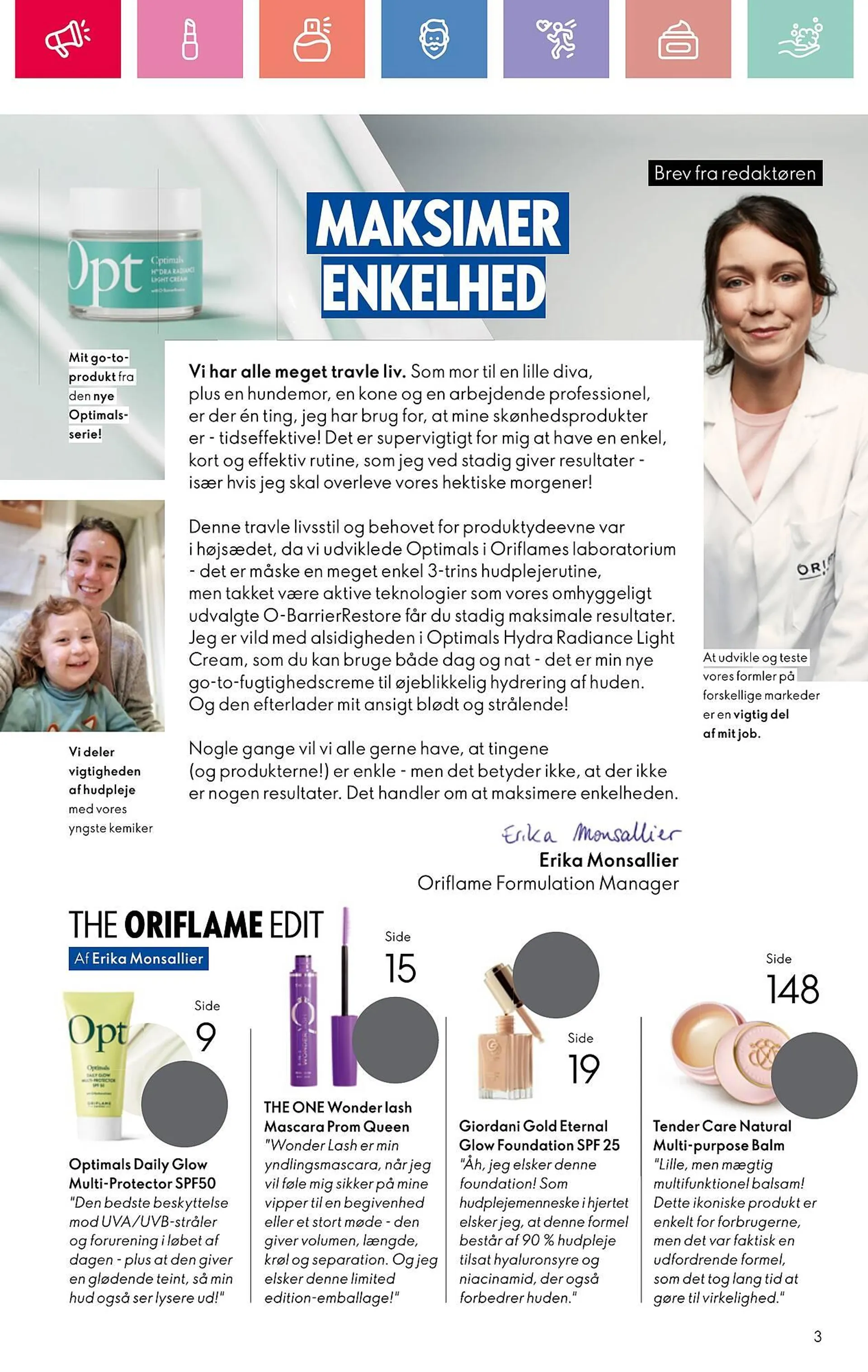 Oriflame reklamblad från 30 mars till 19 april 2025 - Reklamblad sidor 3