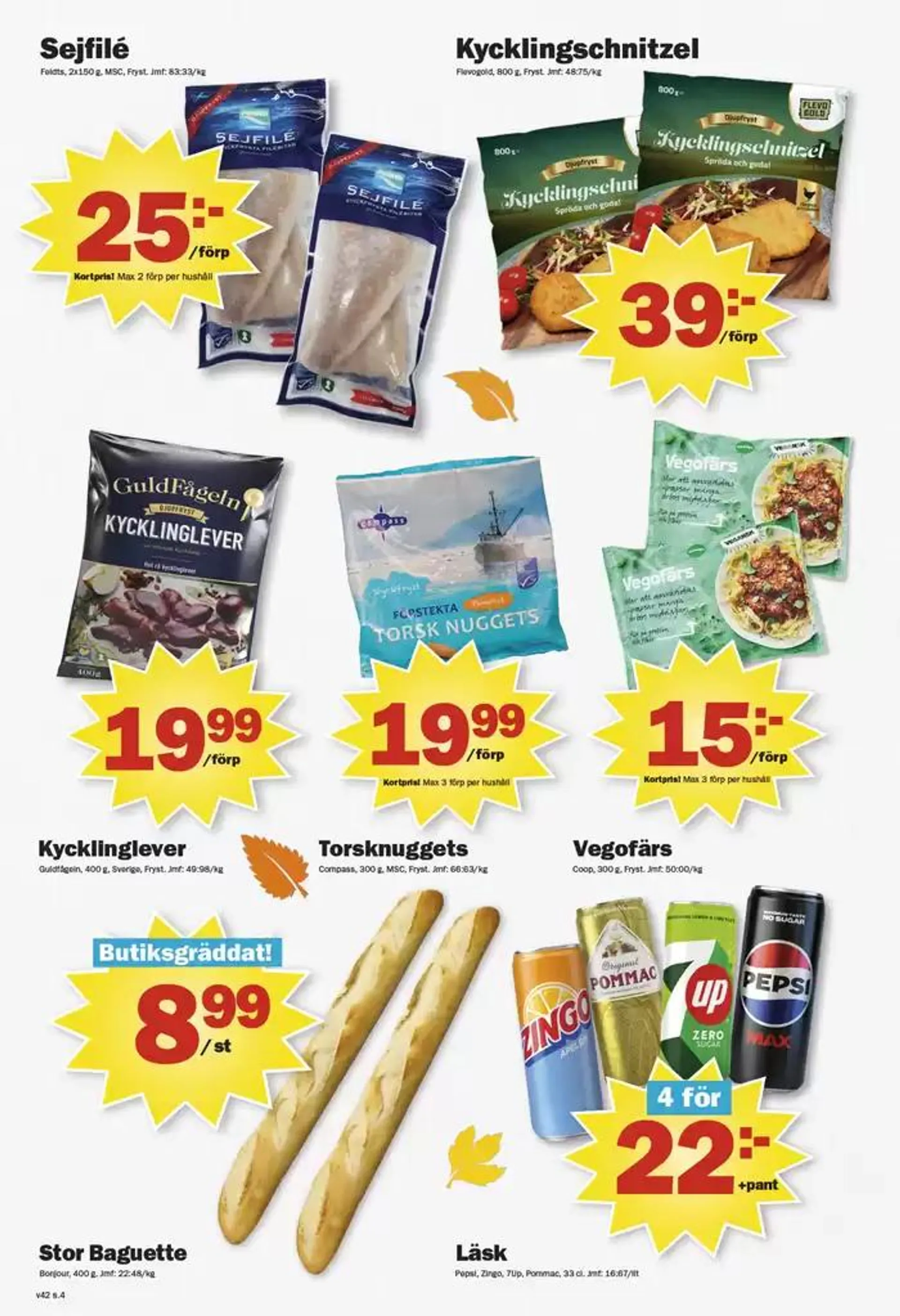 Pekås Veckans kampanjblad från 14 oktober till 28 oktober 2024 - Reklamblad sidor 4