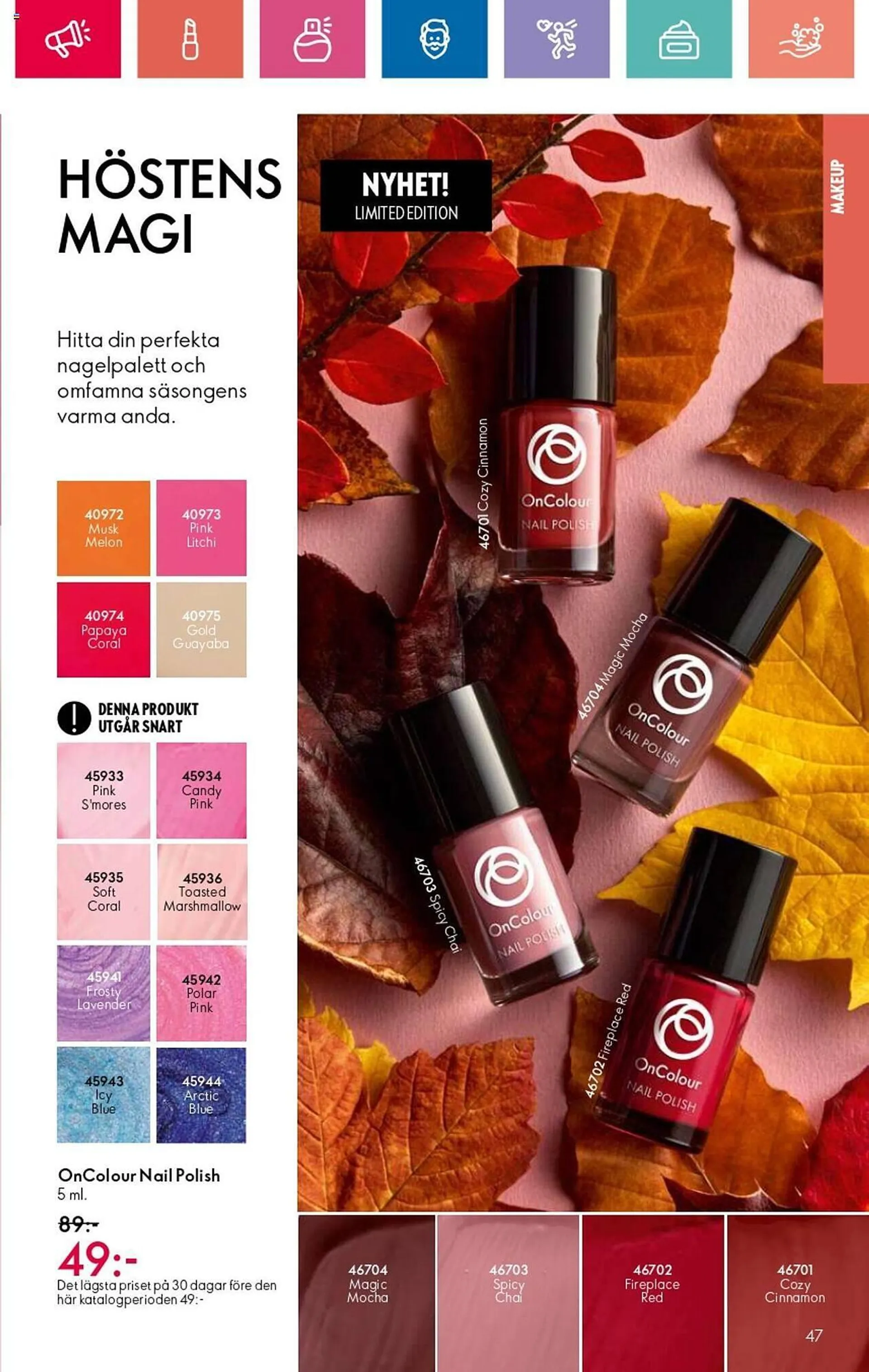 Oriflame reklamblad från 24 oktober till 13 november 2024 - Reklamblad sidor 47