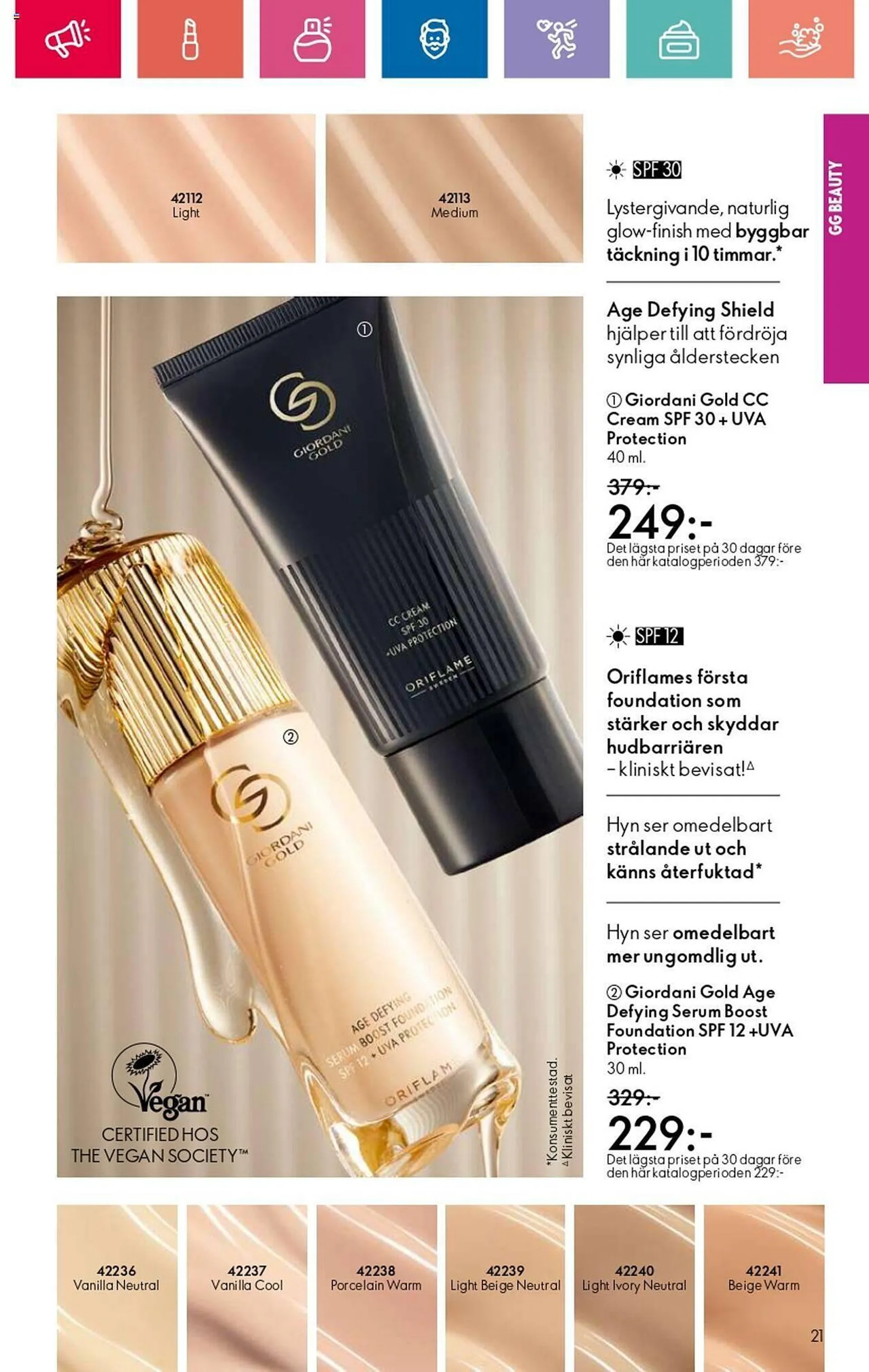 Oriflame reklamblad från 24 oktober till 13 november 2024 - Reklamblad sidor 21