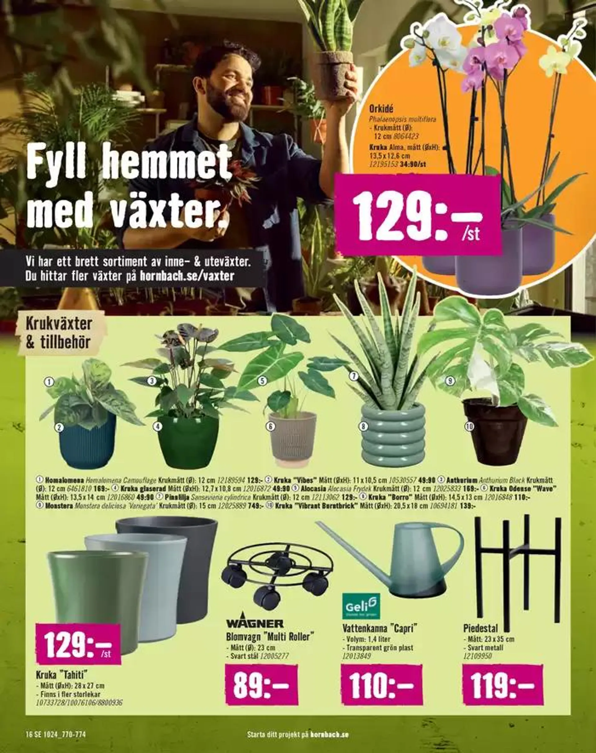  Hornbach reklamblad  från 9 oktober till 31 oktober 2024 - Reklamblad sidor 16