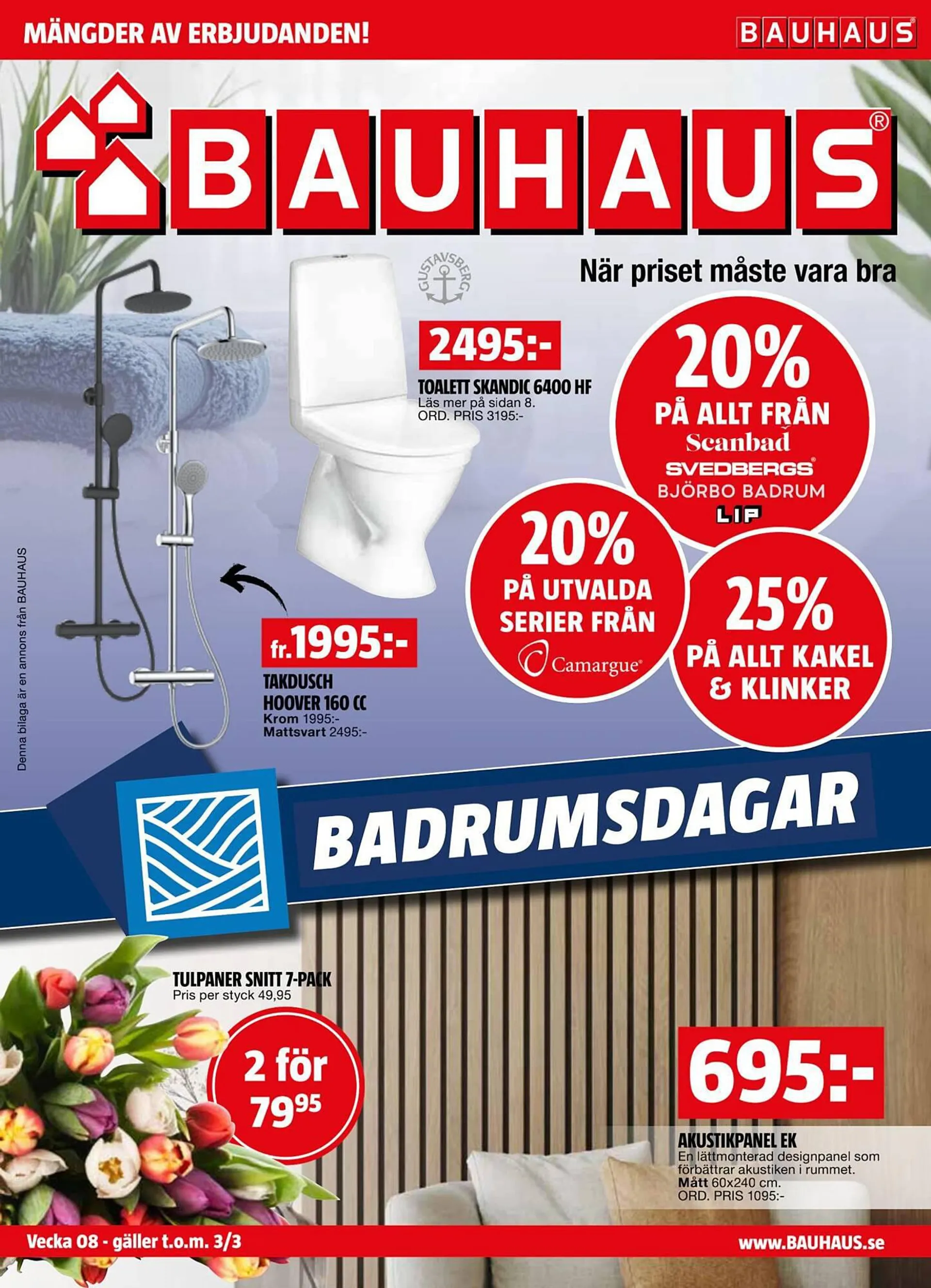 Bauhaus reklamblad - 18 februari 3 mars 2024