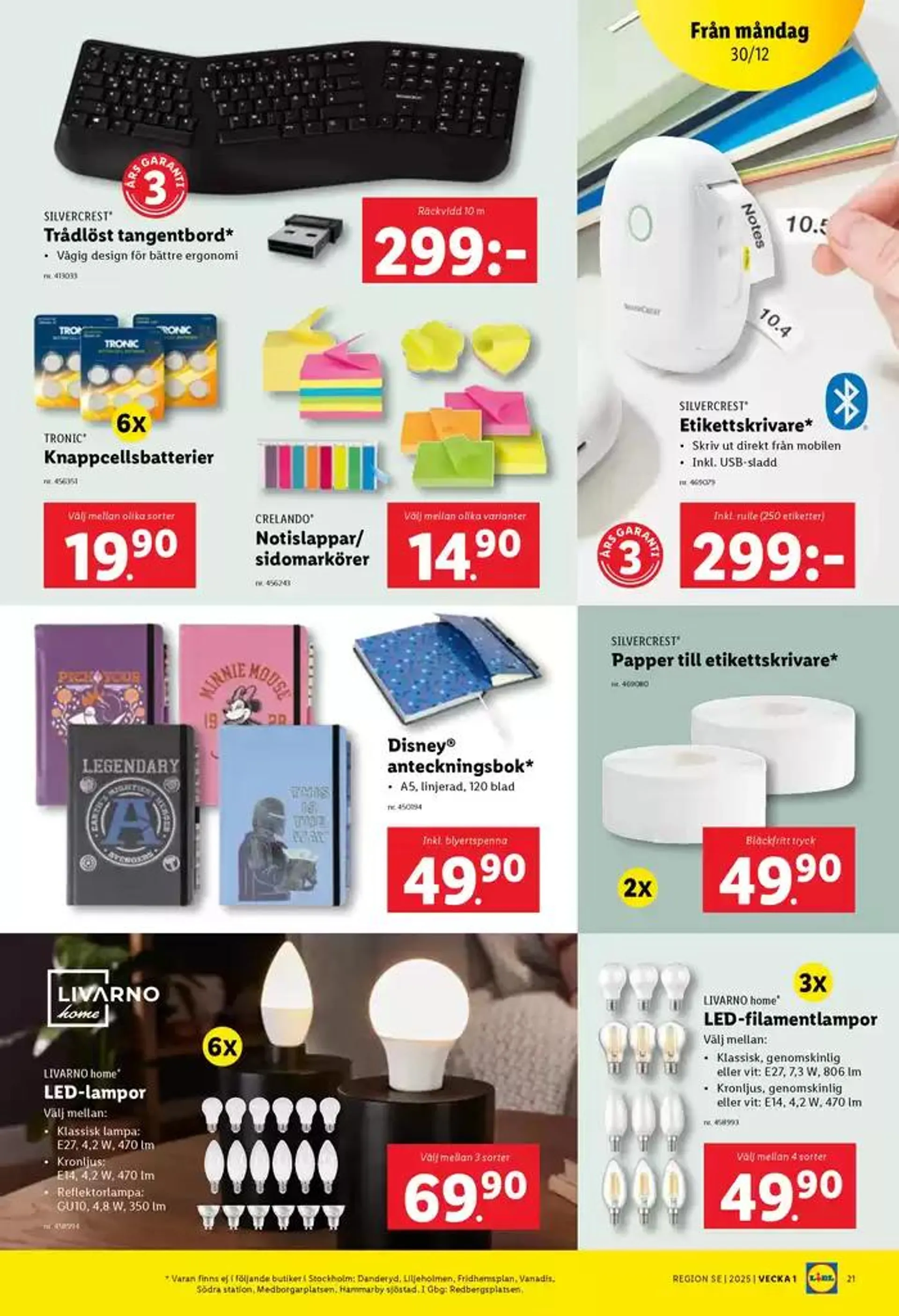 Nationell ERBJUDANDEN VECKA 1 från 26 december till 5 januari 2025 - Reklamblad sidor 22