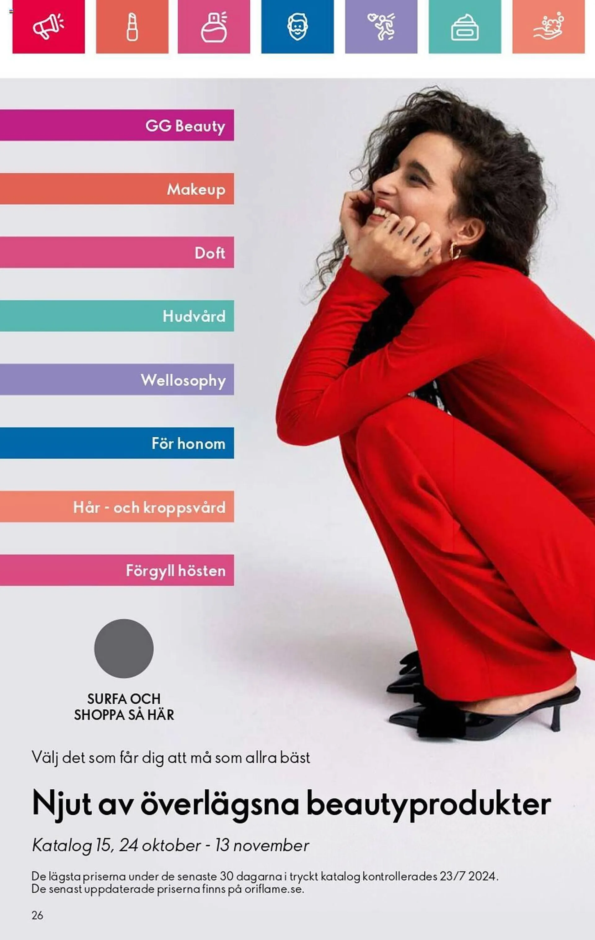 Oriflame reklamblad från 24 oktober till 13 november 2024 - Reklamblad sidor 26