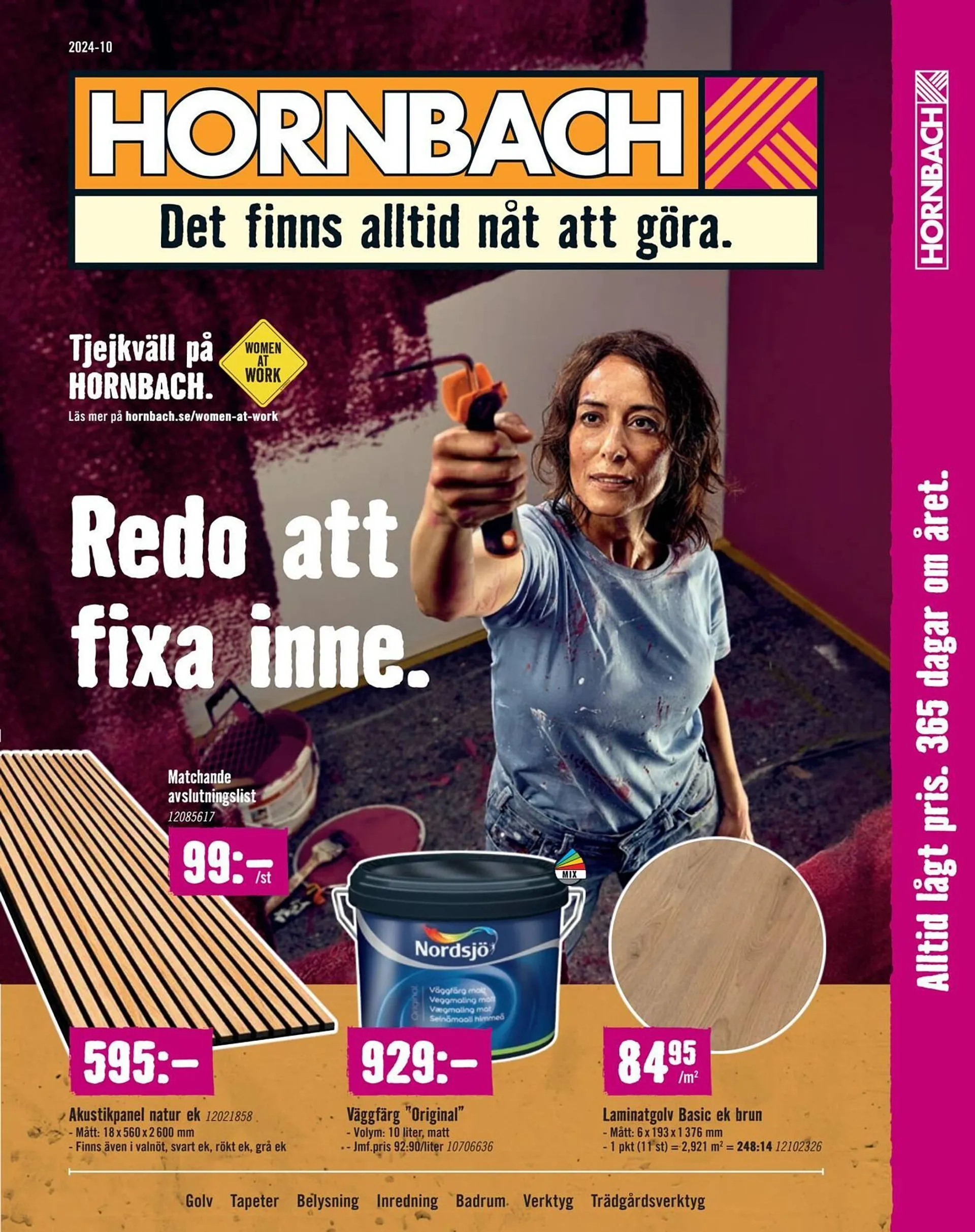 Hornbach reklamblad från 27 september till 23 oktober 2024 - Reklamblad sidor 1