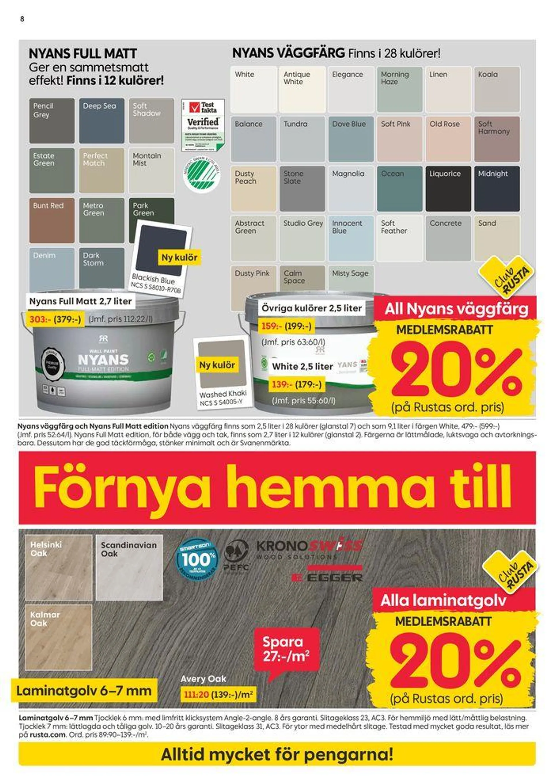 Rusta reklambad från 23 september till 7 oktober 2024 - Reklamblad sidor 8