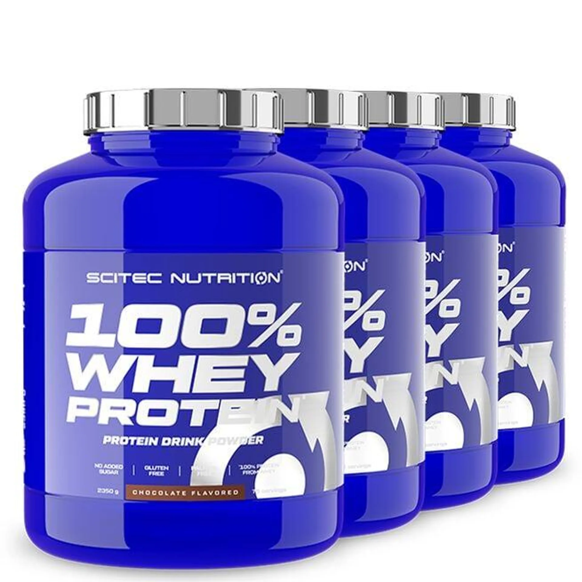 4 x 100% Whey Protein, 2350 g, BIG BUY