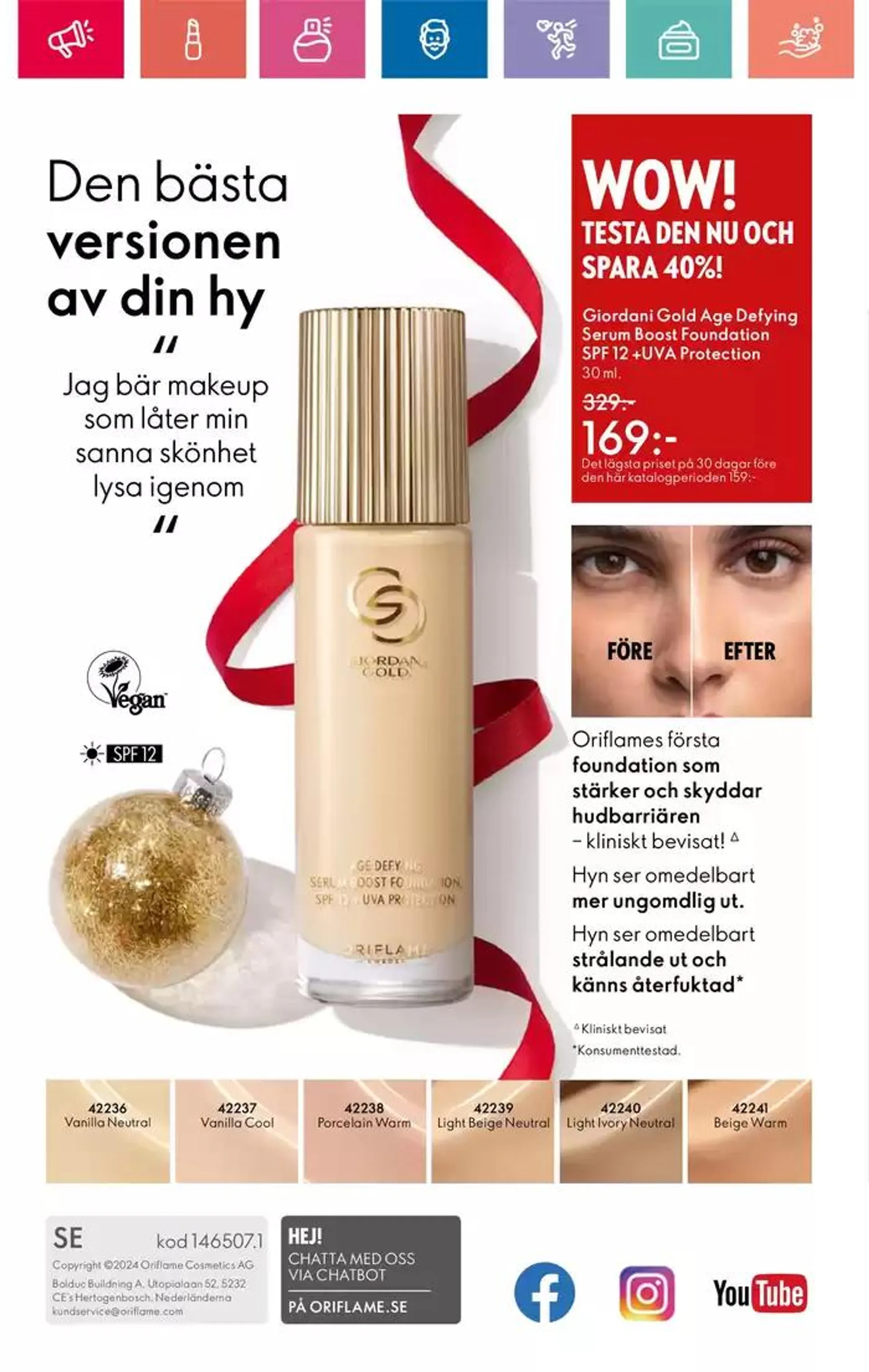 Oriflame reklamblad från 5 december till 19 december 2024 - Reklamblad sidor 180