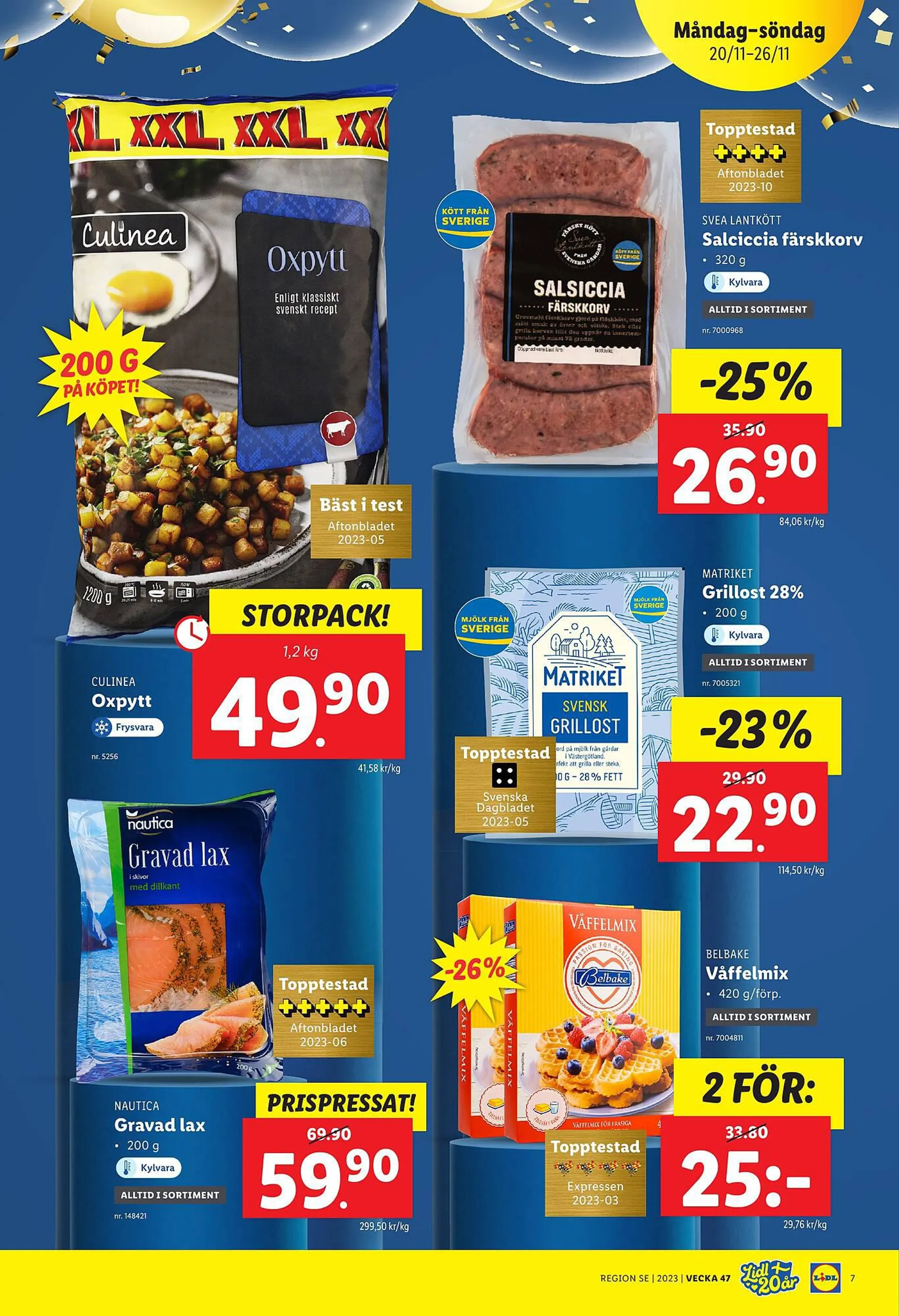 Lidl reklamblad från 20 november till 26 november 2023 - Reklamblad sidor 7