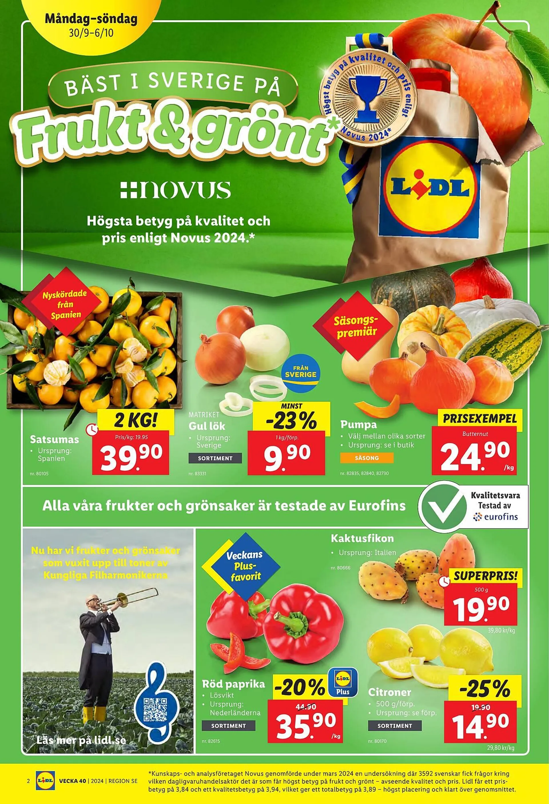 Lidl reklamblad från 30 september till 6 oktober 2024 - Reklamblad sidor 2