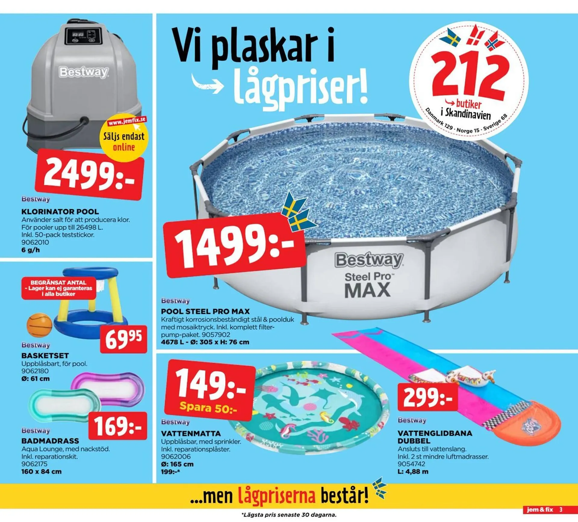 Jem&Fix reklamblad från 9 juni till 23 juni 2024 - Reklamblad sidor 3