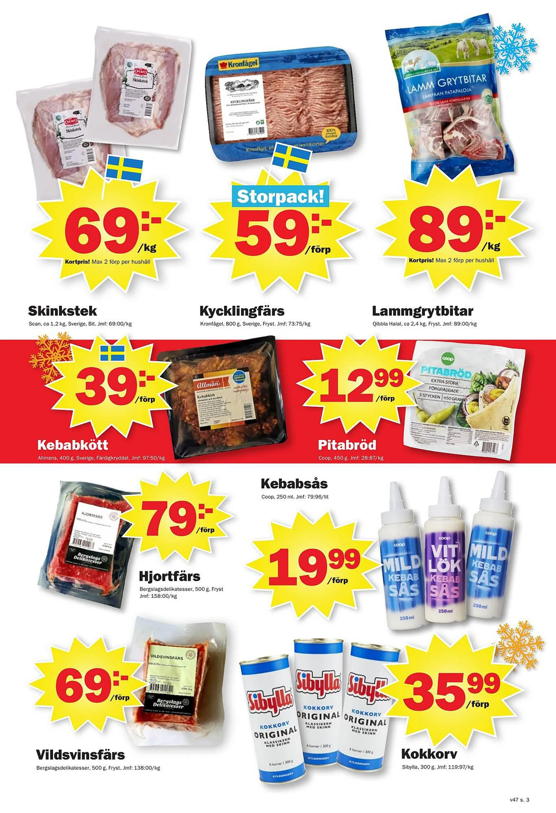 Pekås reklamblad från 20 november till 26 november 2023 - Reklamblad sidor 3