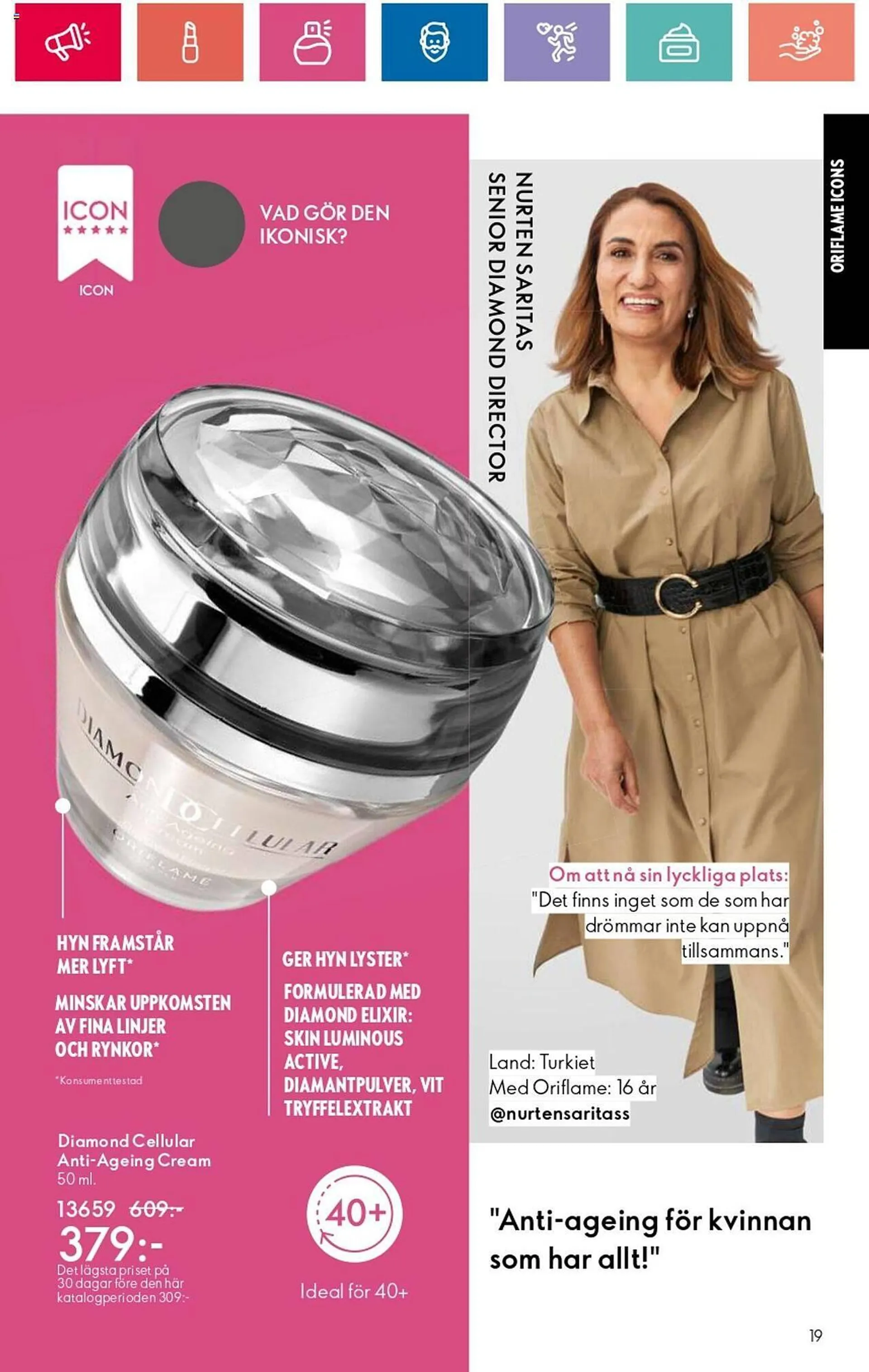 Oriflame reklamblad från 3 oktober till 23 oktober 2024 - Reklamblad sidor 19